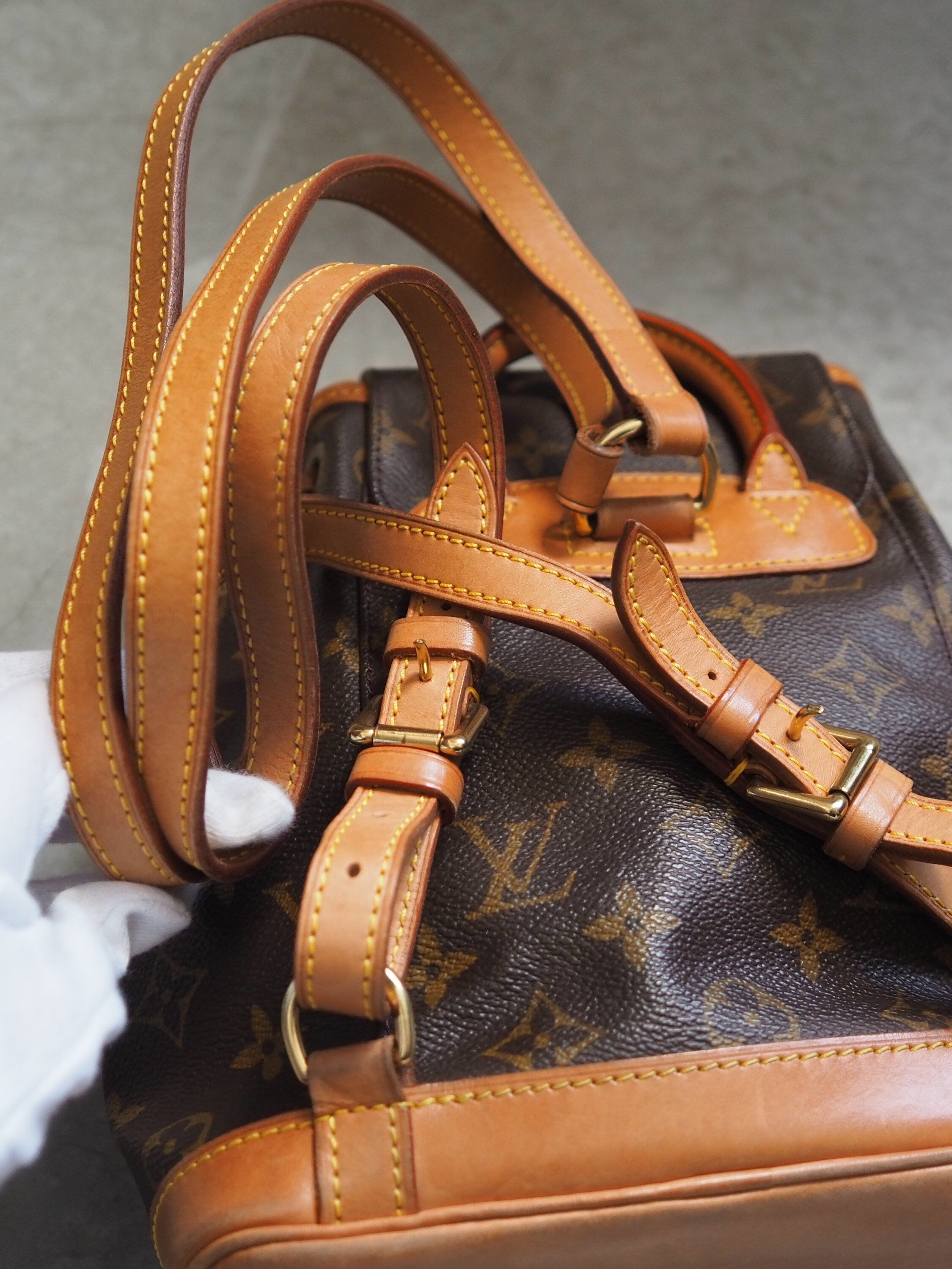 LOUIS VUITTON Monogram Mini Montsouris PM Backpack Vintage Authentic