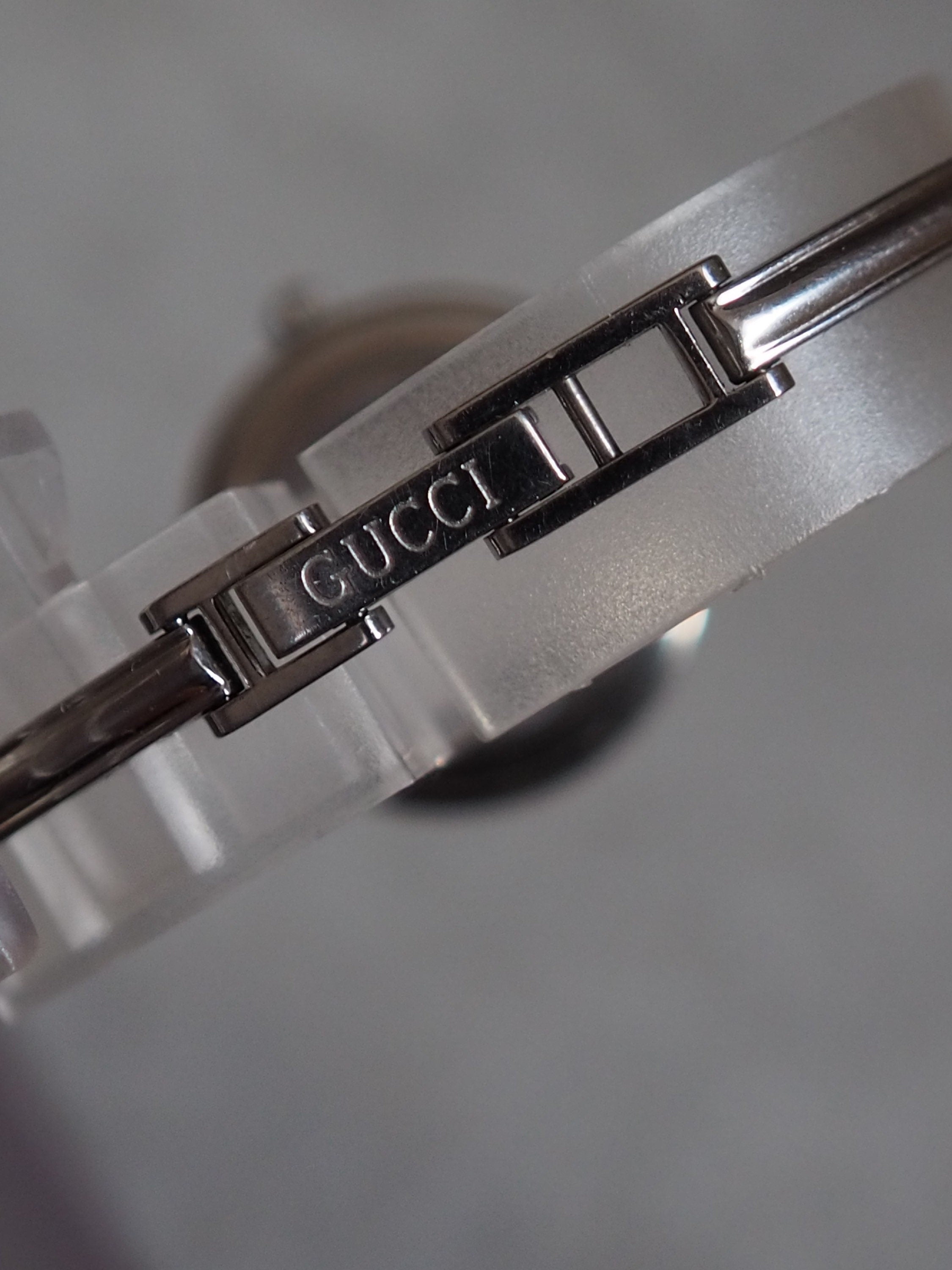 GUCCI Accessories Change Bezel 12 colors Bangle watch Wristwatch Silver