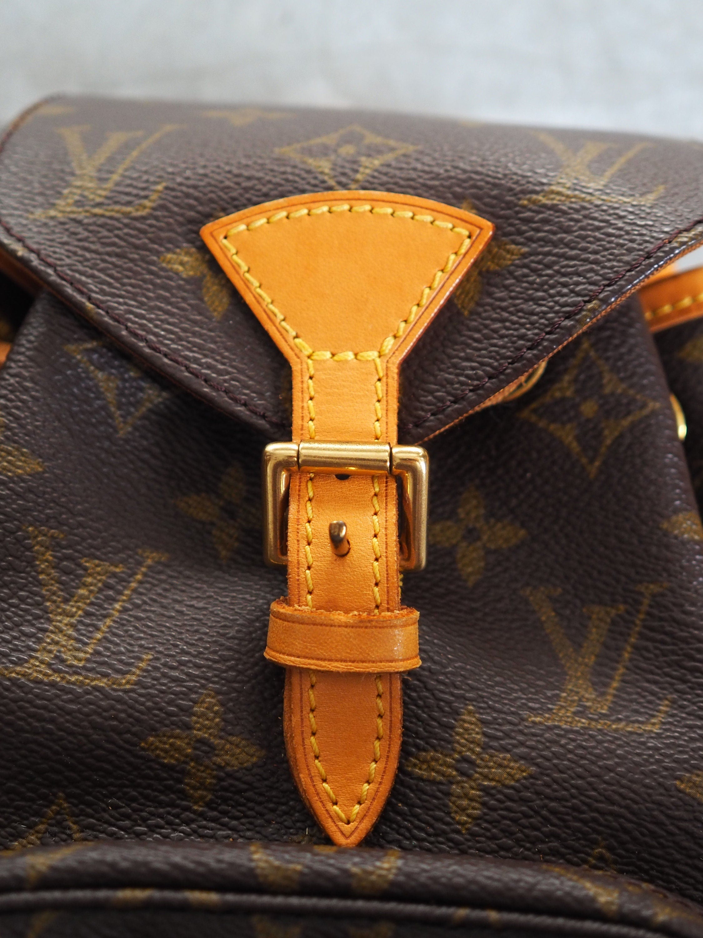 LOUIS VUITTON Monogram Mini Montsouris PM Backpack Vintage Authentic