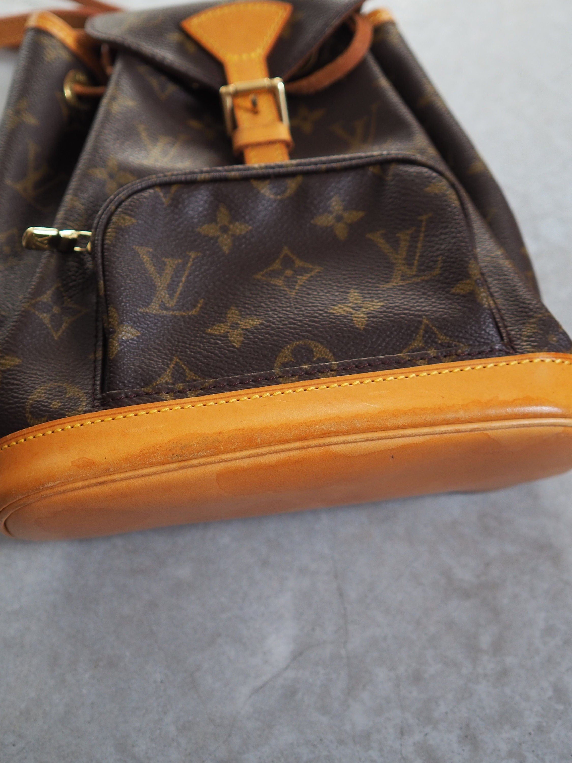 LOUIS VUITTON Monogram Mini Montsouris PM Backpack Vintage Authentic