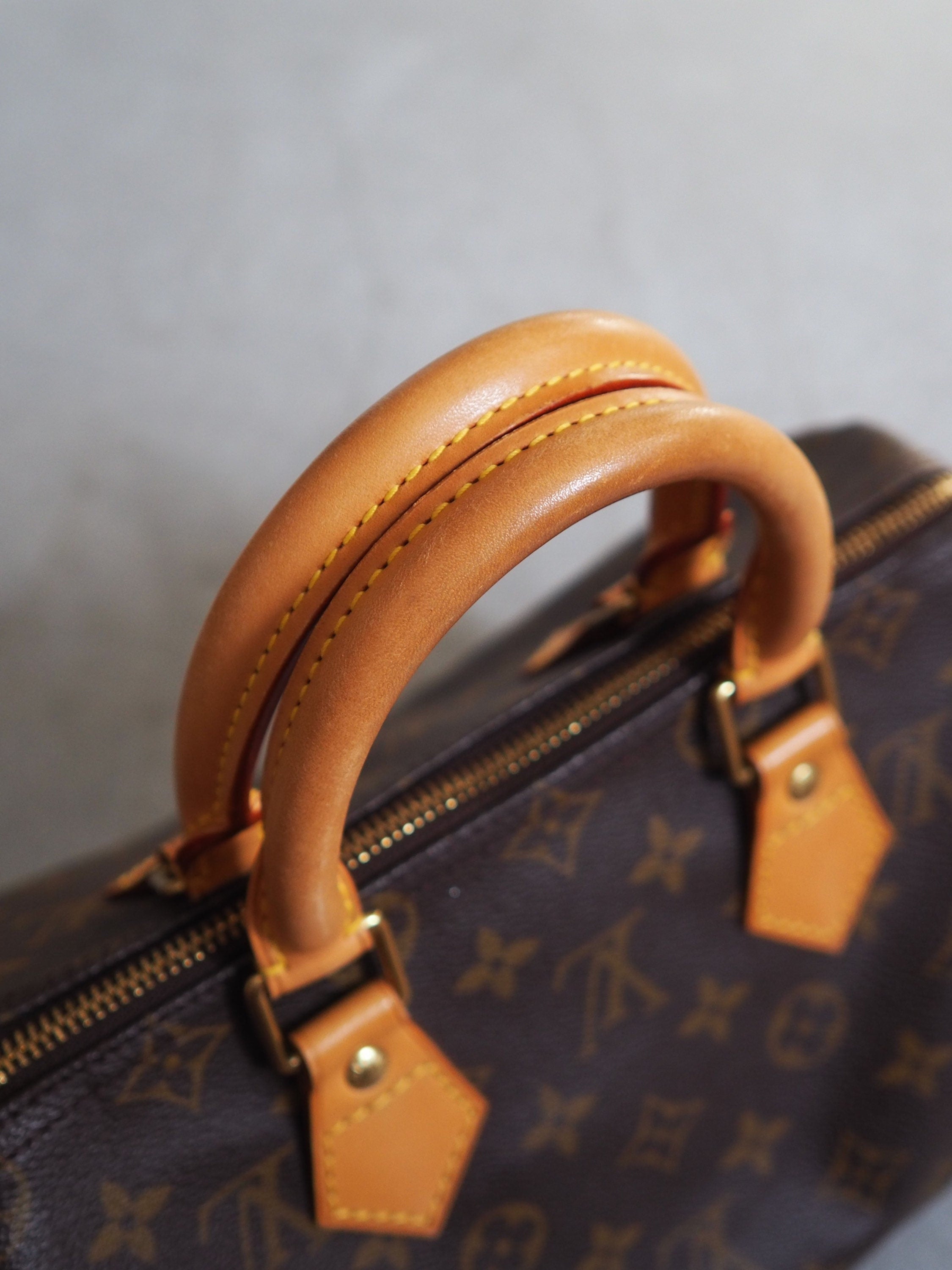 LOUIS VUITTON Speedy 25 Monogram Boston Hand Bag M41528 Purse Authentic