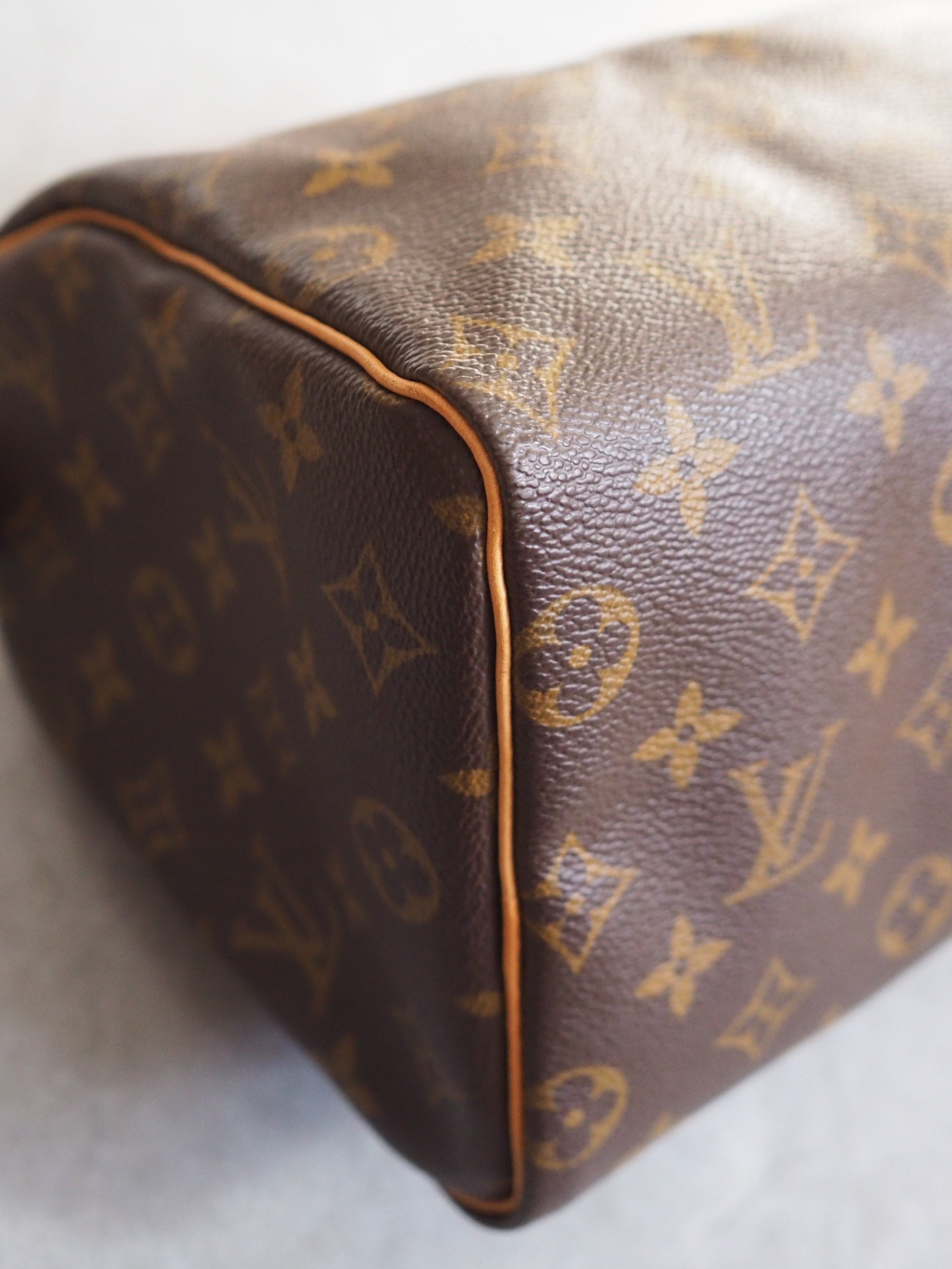 LOUIS VUITTON Speedy 25 Monogram Boston Hand Bag M41528 Purse Authentic