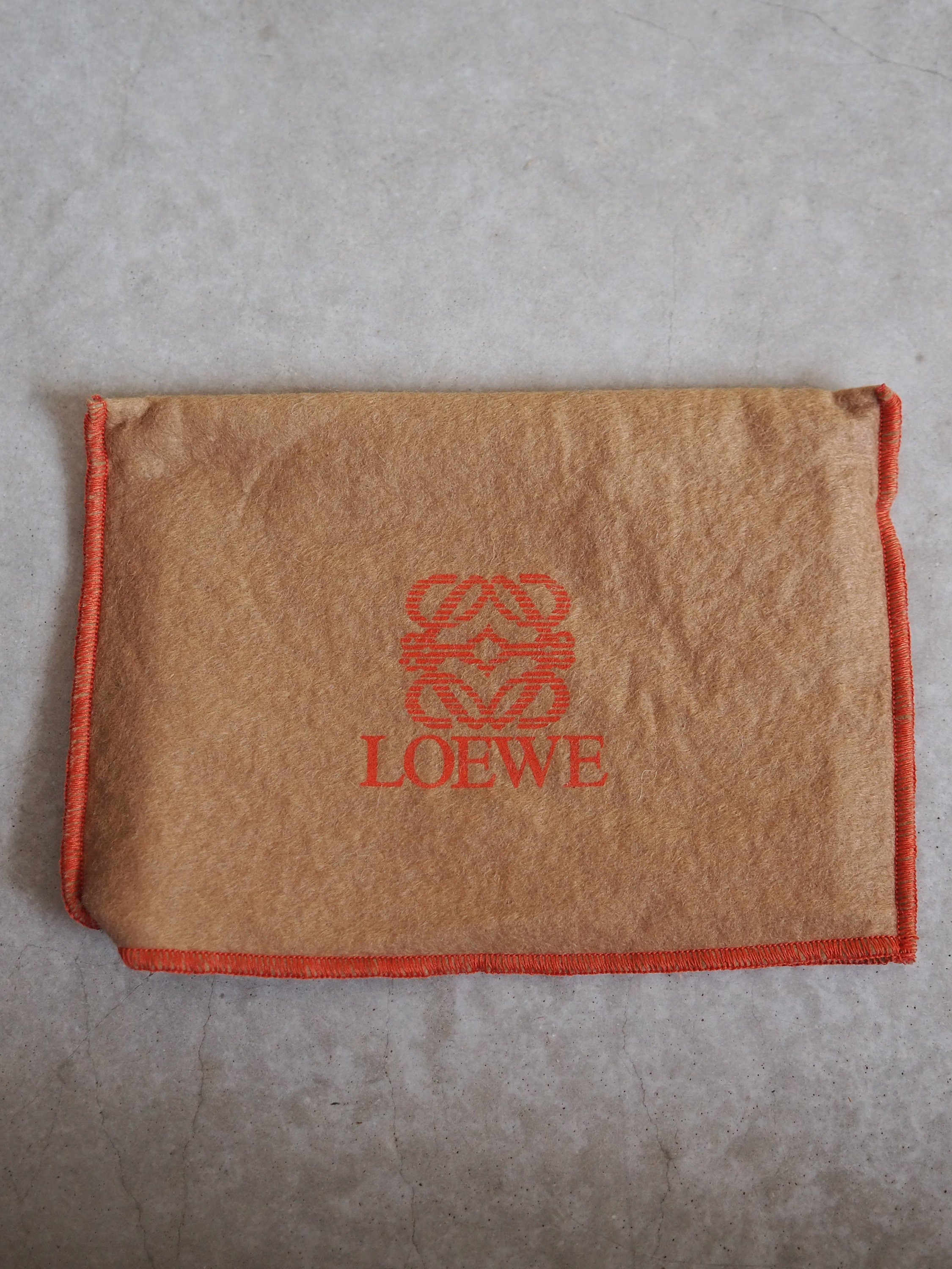 LOEWE VELAZQUEZ Twist Compact Wallet Green Blue Vintage Authentic