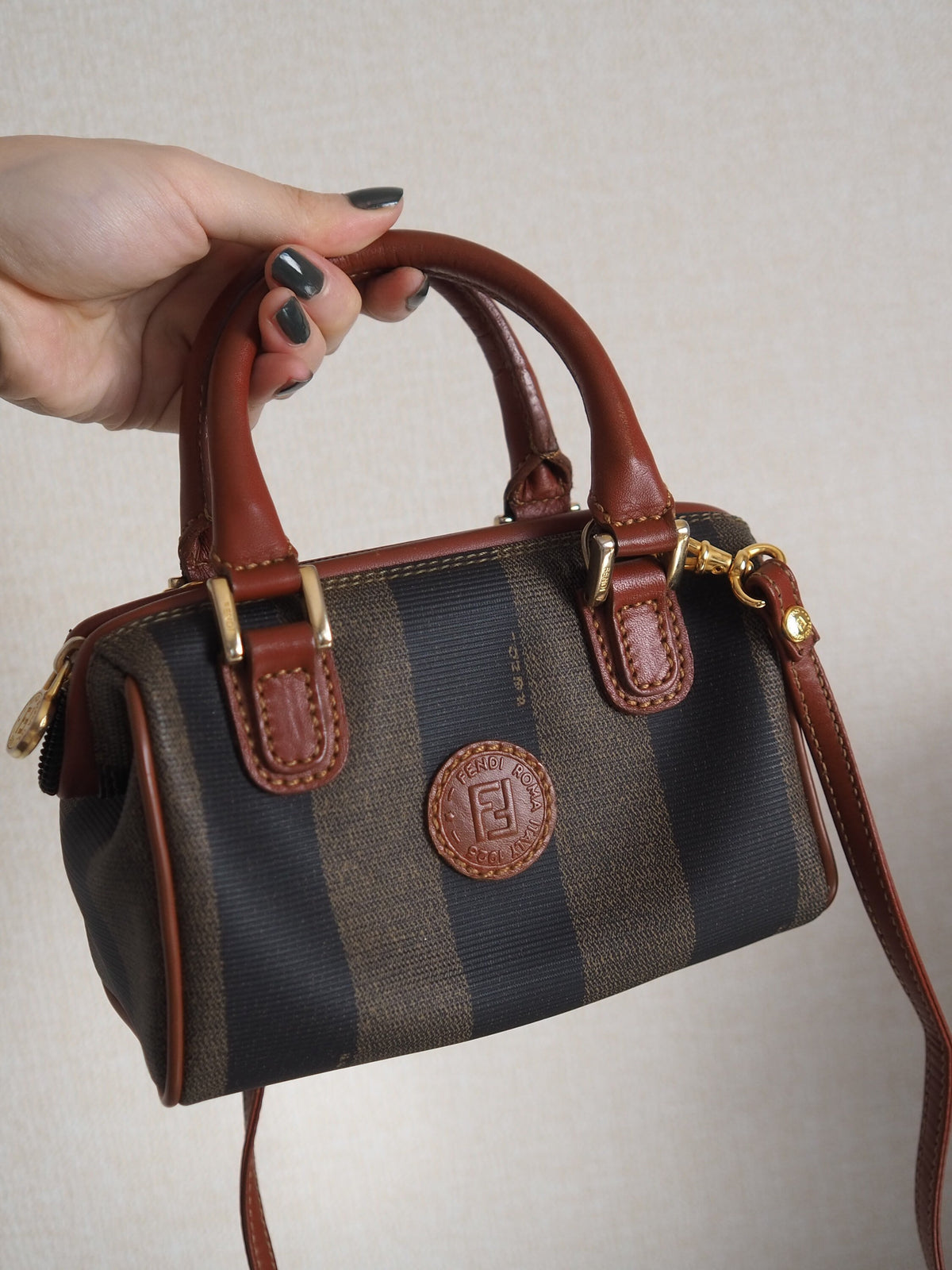 FENDI ペカン 2way ミニ ボストンバッグ