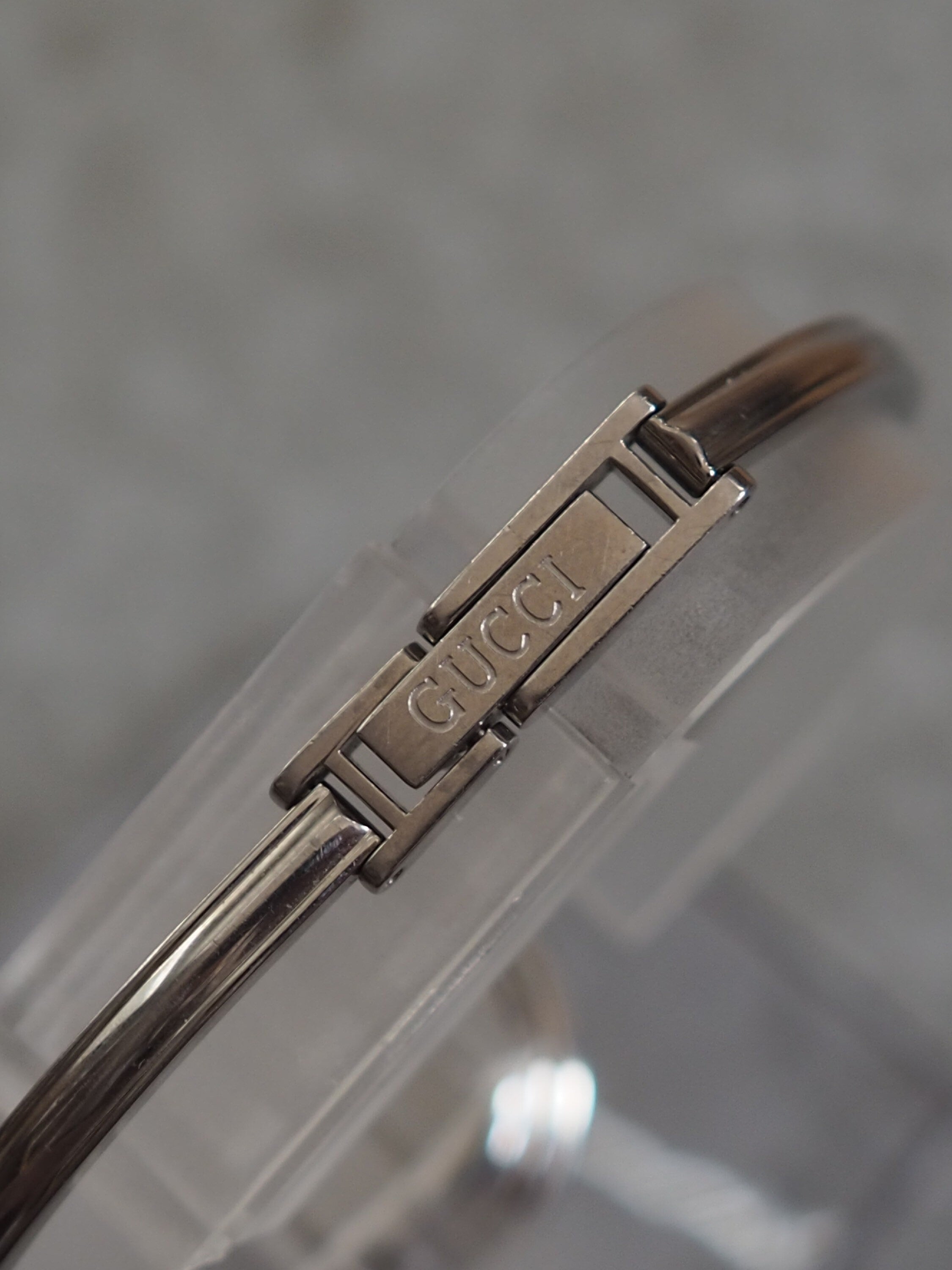 GUCCI Accessories Change Bezel 12 colors Bangle watch Wristwatch Silver