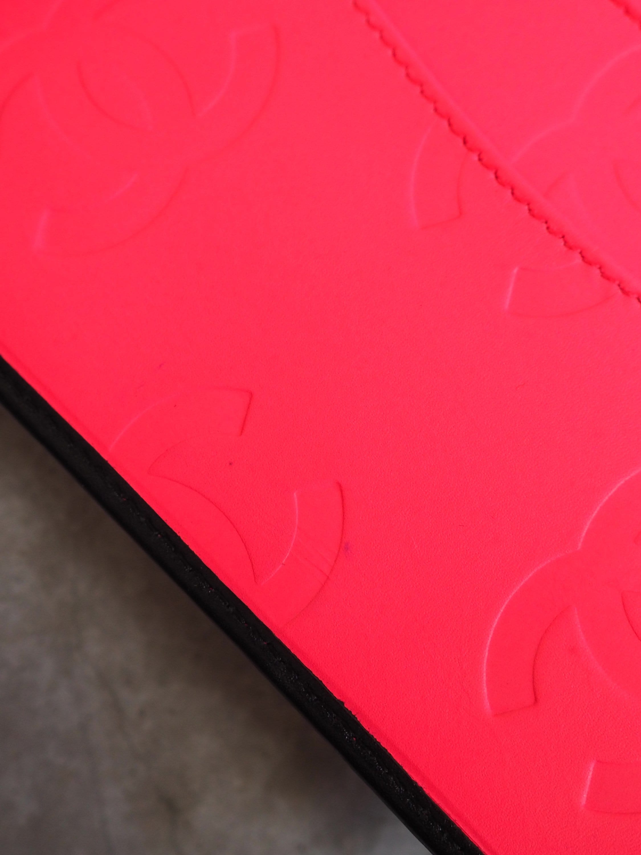 CHANEL COCO Mark Cambon Agenda Leather 6 Ring Diary Black Vintage