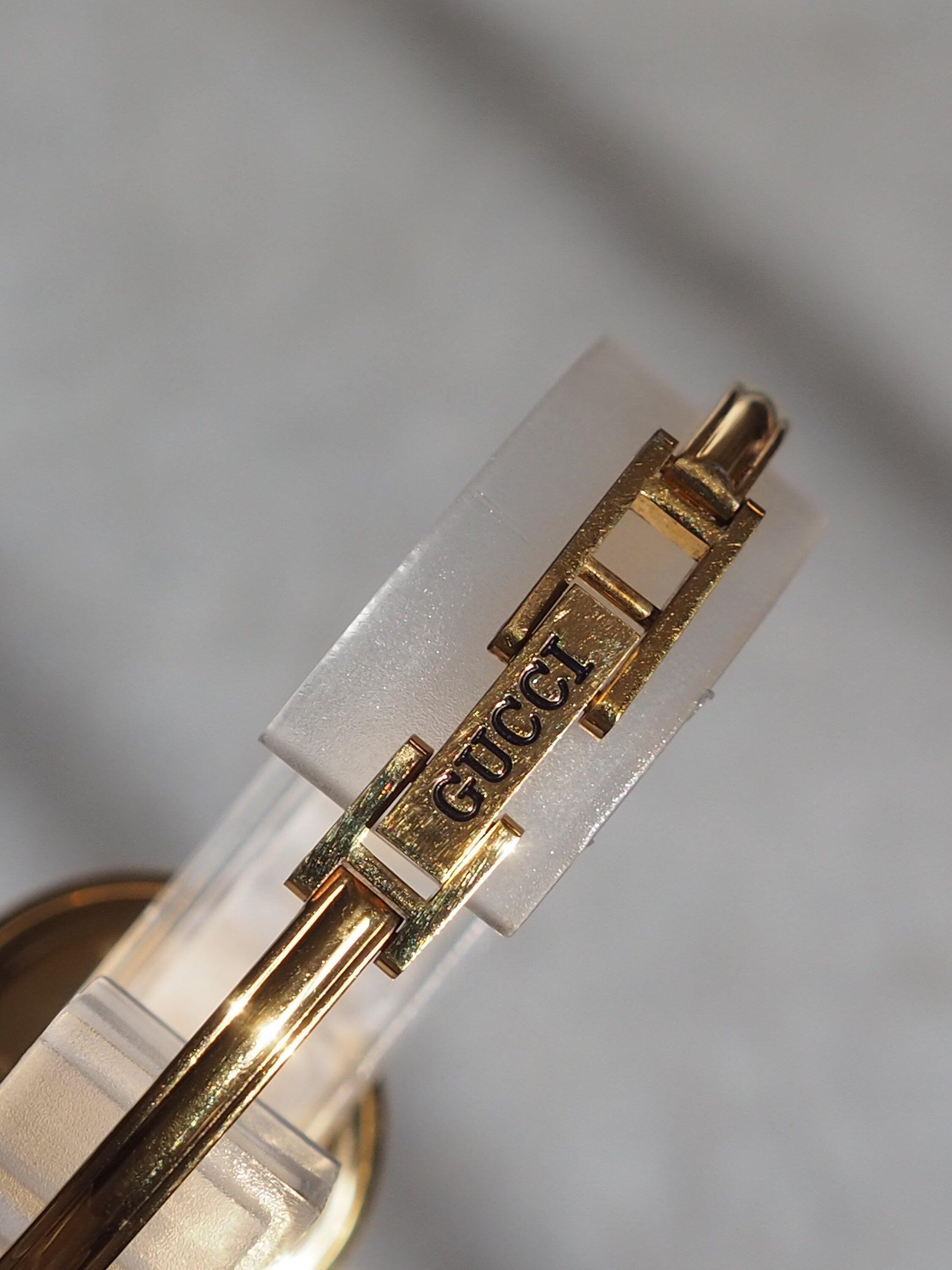 GUCCI Accessories Change Bezel 12 colors Bangle watch Wristwatch Gold