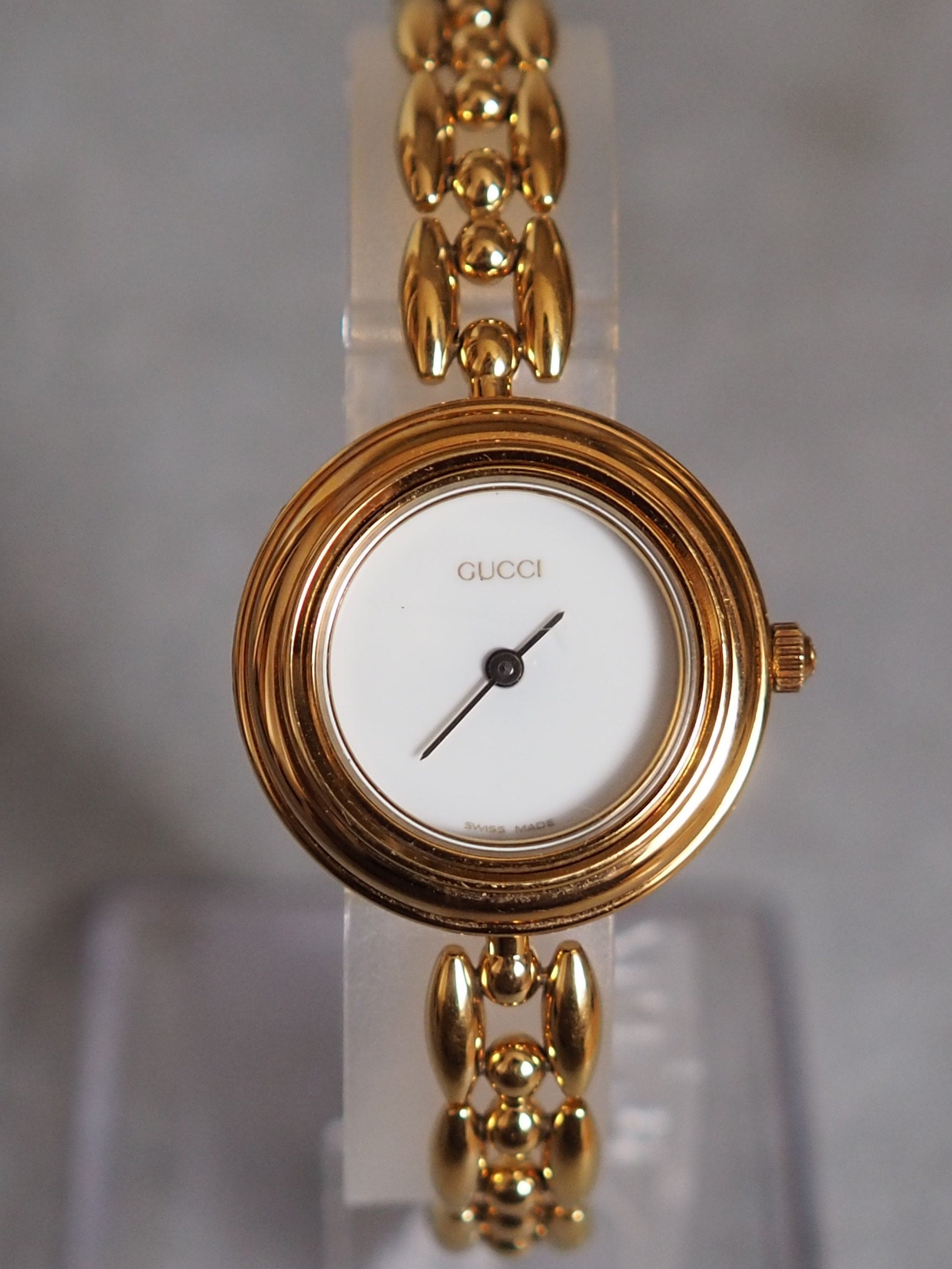 GUCCI Accessories Change Bezel 6 colors Bangle watch Wristwatch Gold