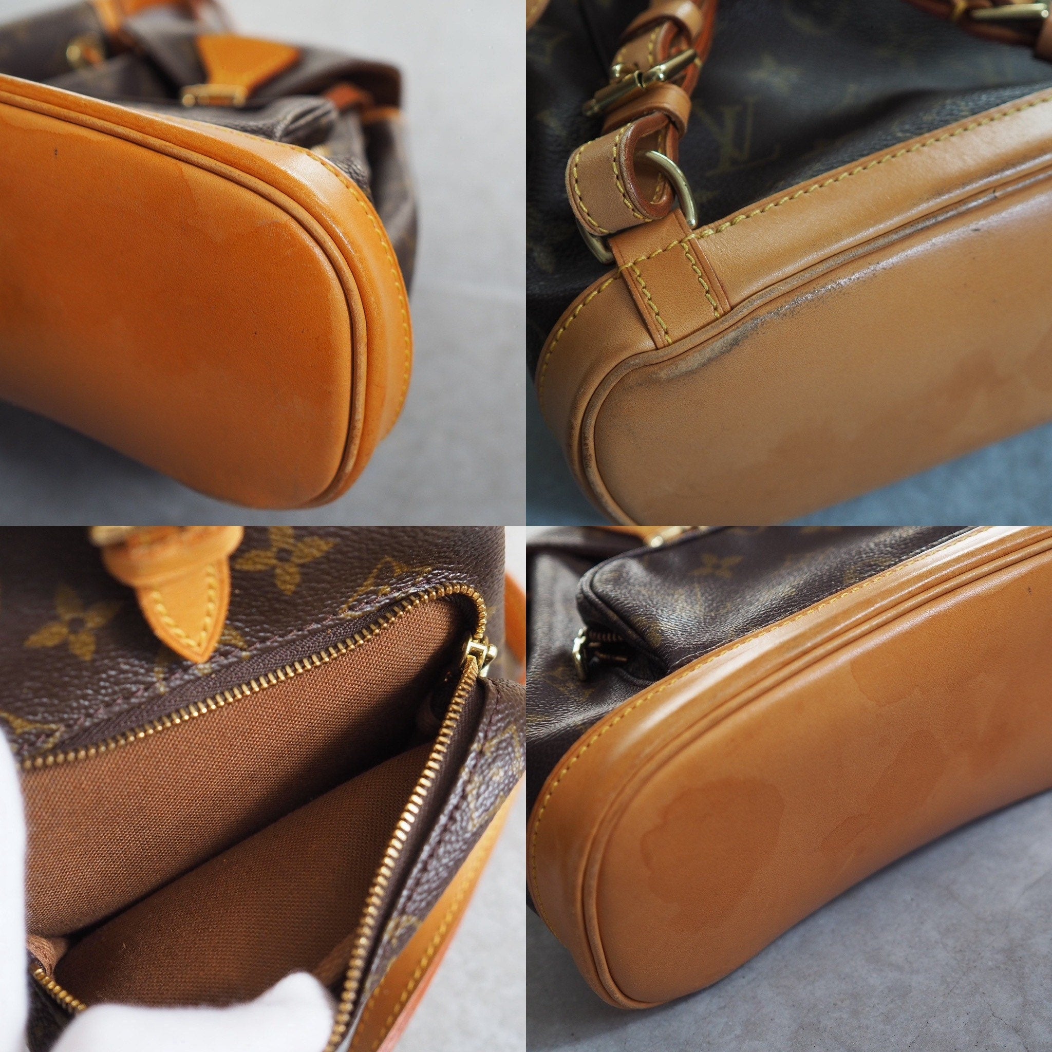 LOUIS VUITTON Monogram Mini Montsouris PM Backpack Vintage Authentic