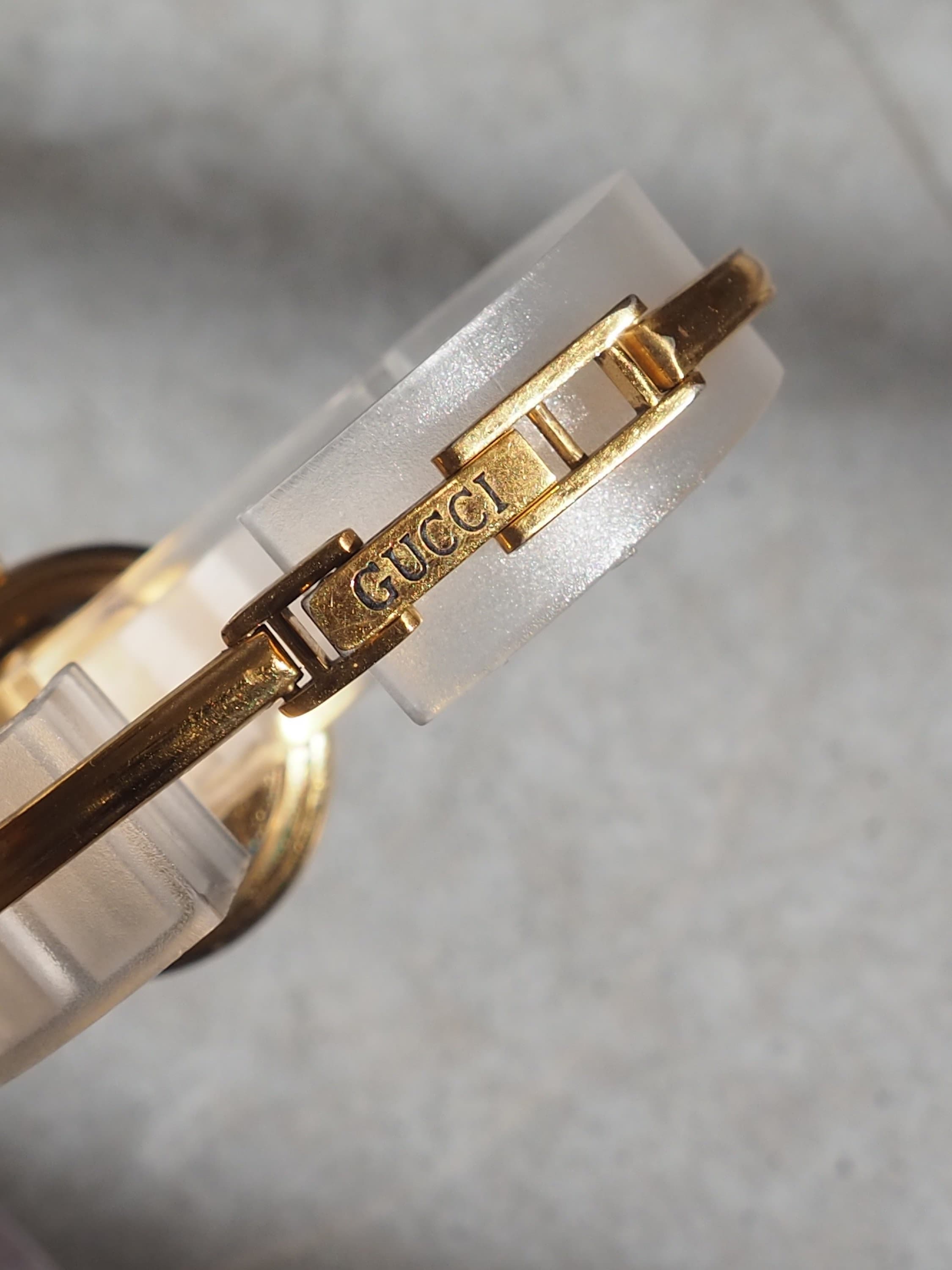 GUCCI Accessories Change Bezel 12 colors Bangle watch Wristwatch Gold