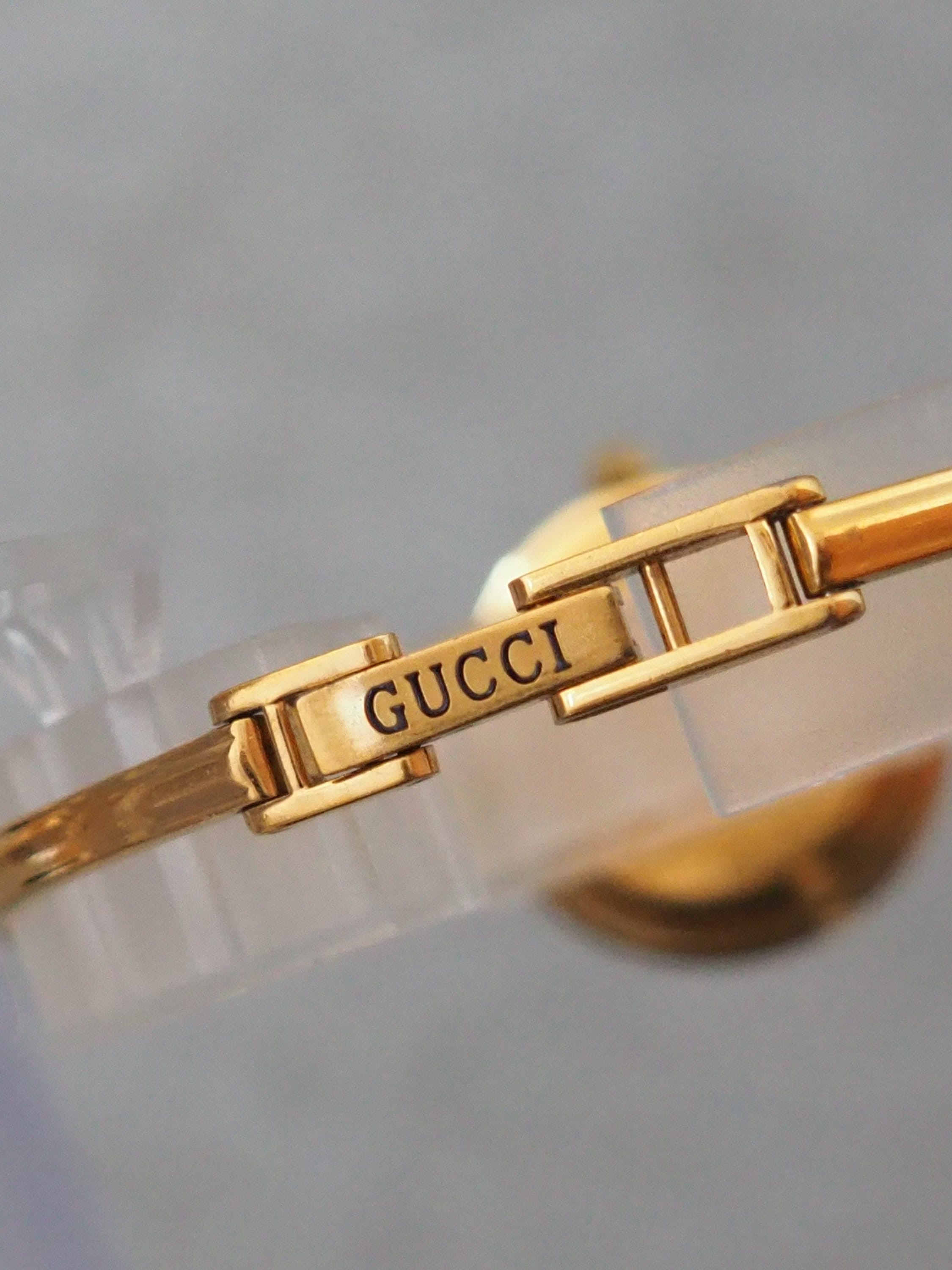 GUCCI Accessories Change Bezel 12 colors Bangle watch Wristwatch Gold