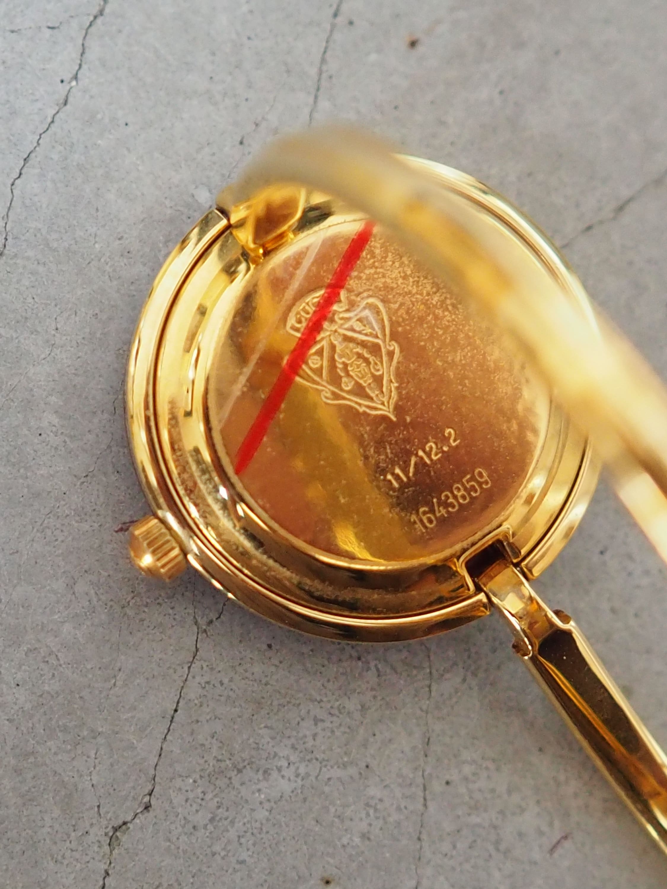 GUCCI Accessories Change Bezel 12 colors Bangle watch Wristwatch Gold