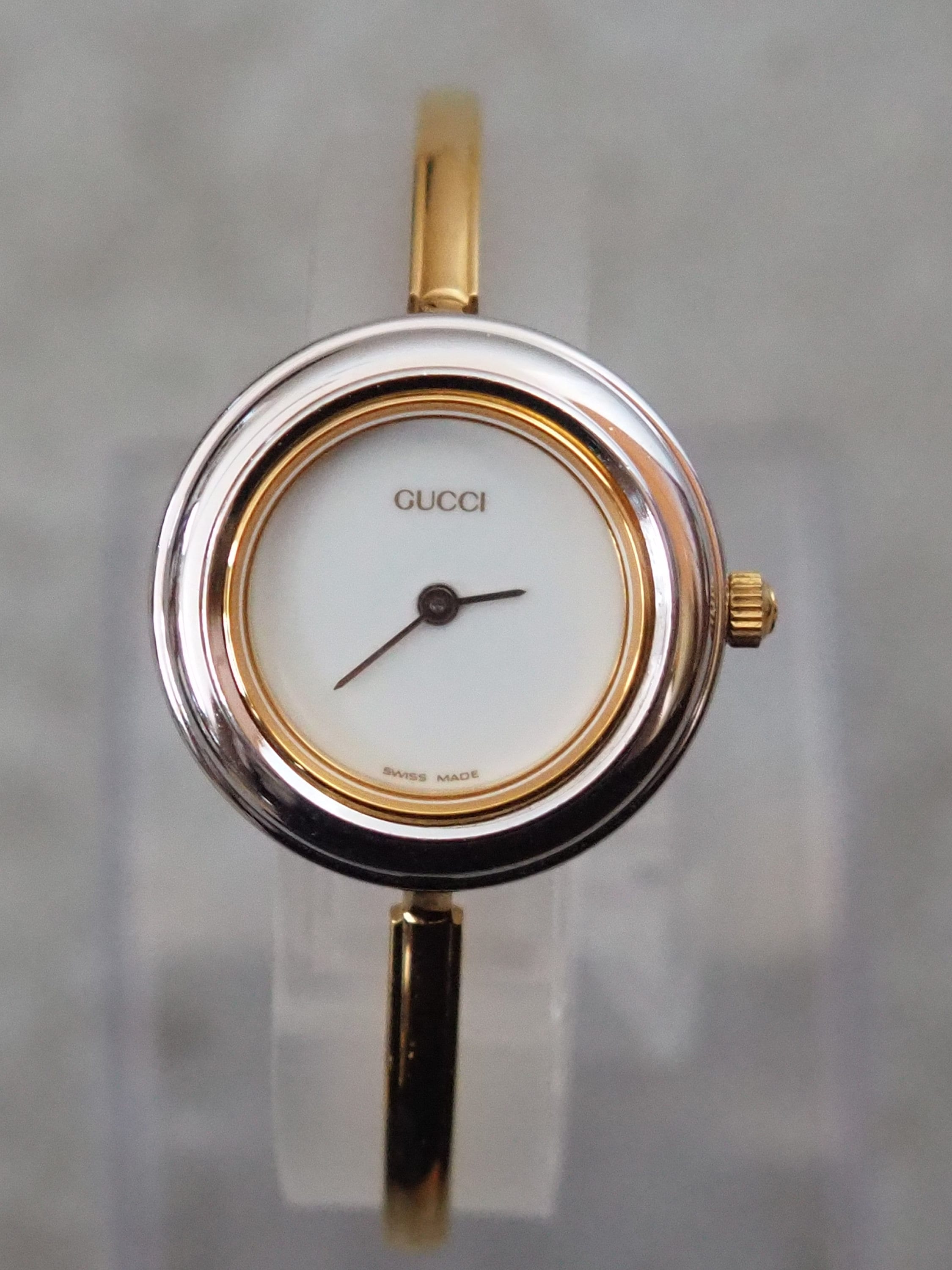 GUCCI Accessories Change Bezel 11 colors Bangle watch Wristwatch Gold