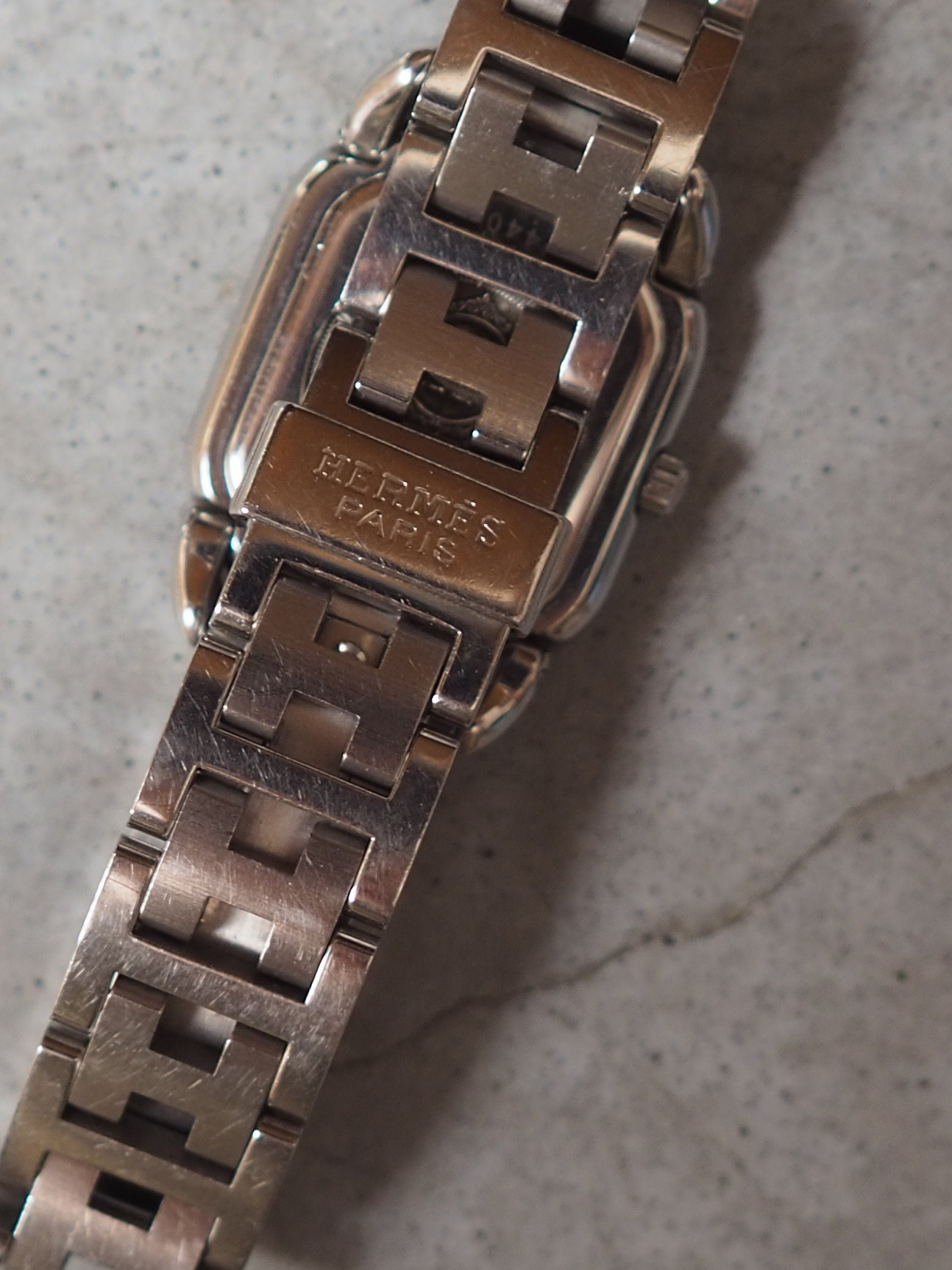 HERMES Rally Watch Pm Size Ra1.210 Watches Stainless Steel Ladies Watch Wristwatch Quartz Ladies Vintage