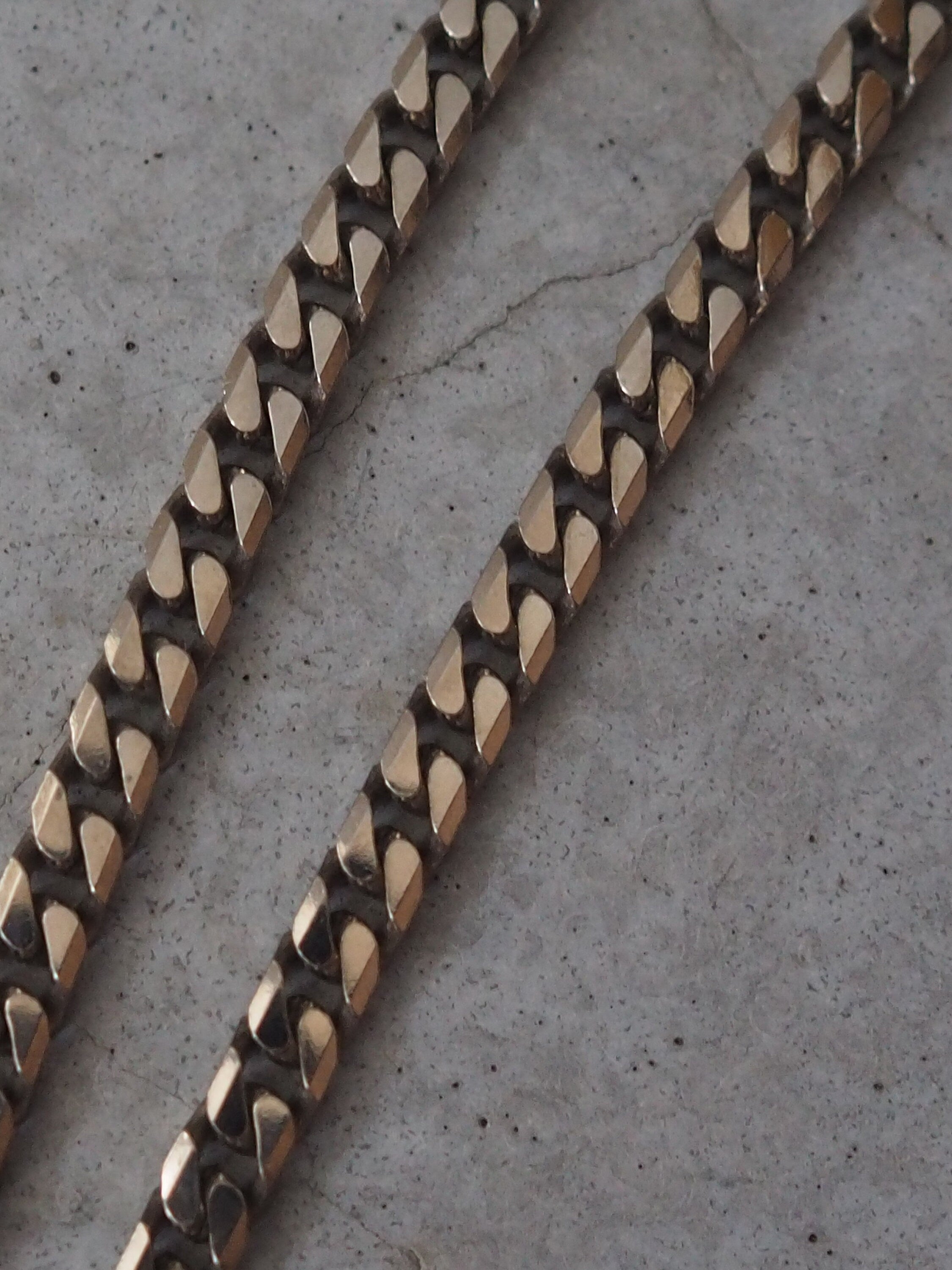 CELINE Circle Long Necklace Vintage Metal Silver Color Authentic