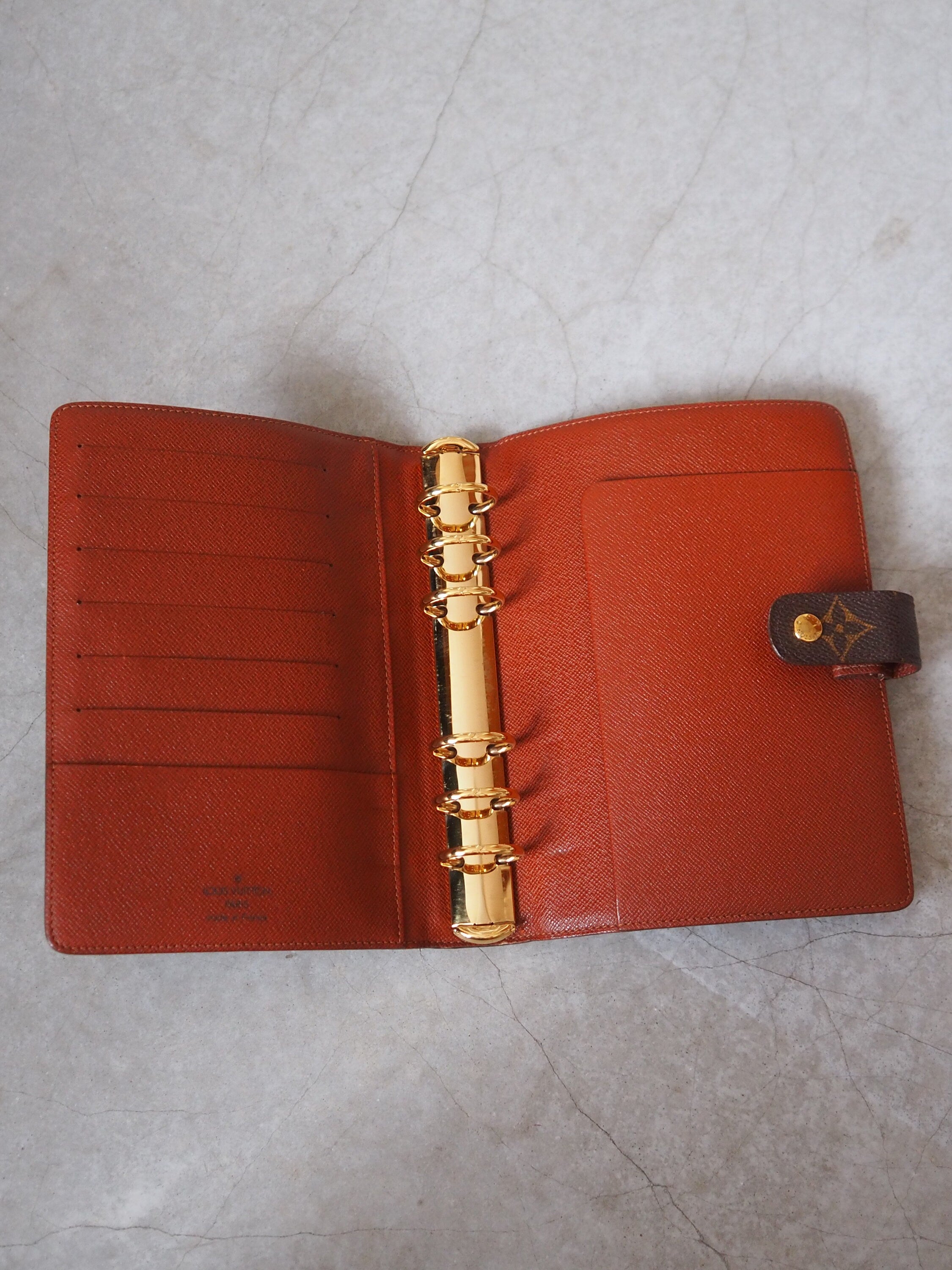 LOUIS VUITTON Agenda MM Monogram Day Planner Cover Vintage Authentic