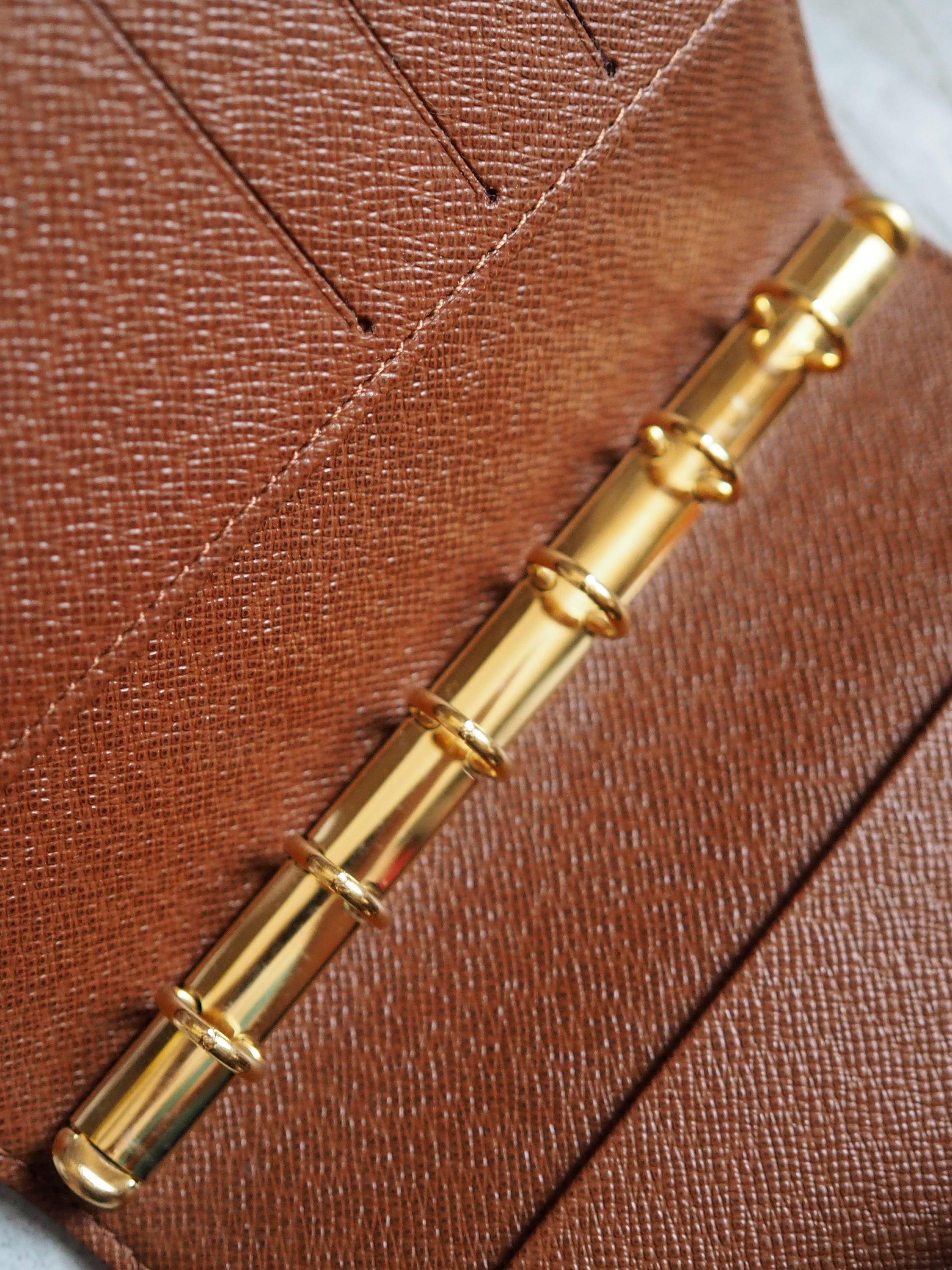 LOUIS VUITTON Monogram Agenda PM Day Planner Cover Lv Authentic