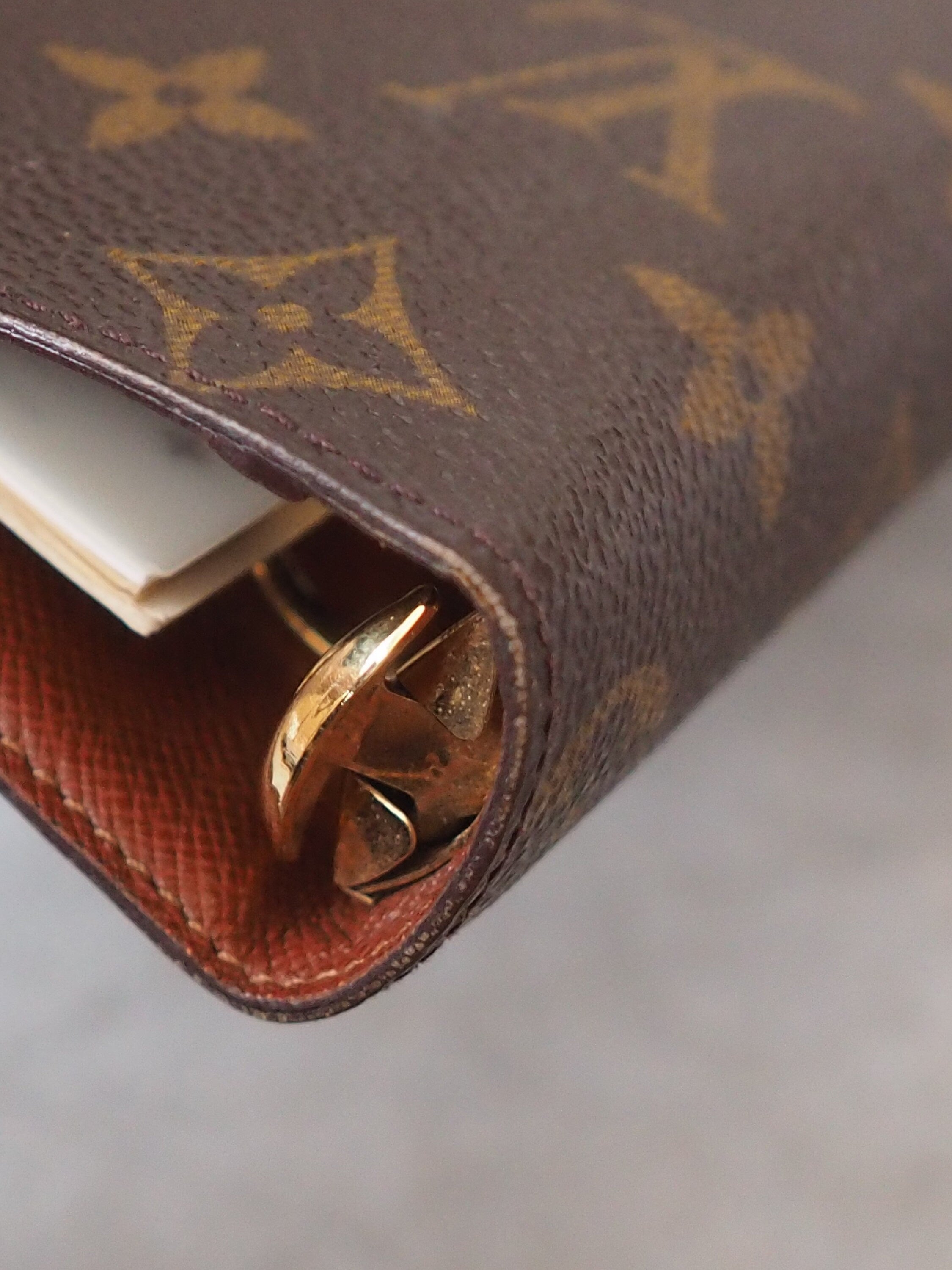 LOUIS VUITTON Agenda MM Monogram Day Planner Cover Vintage Authentic