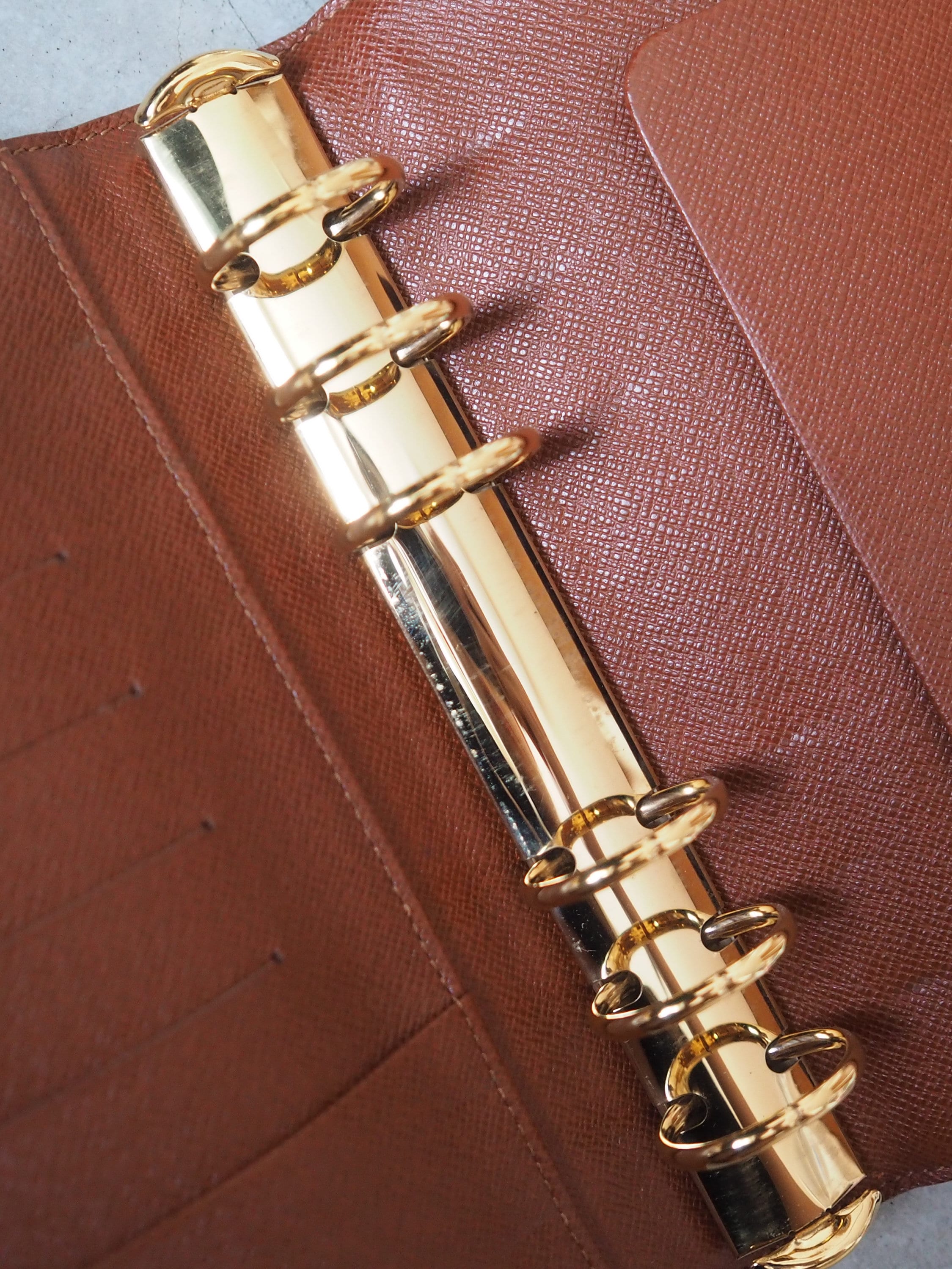 LOUIS VUITTON Agenda MM Monogram Day Planner Cover Vintage Authentic