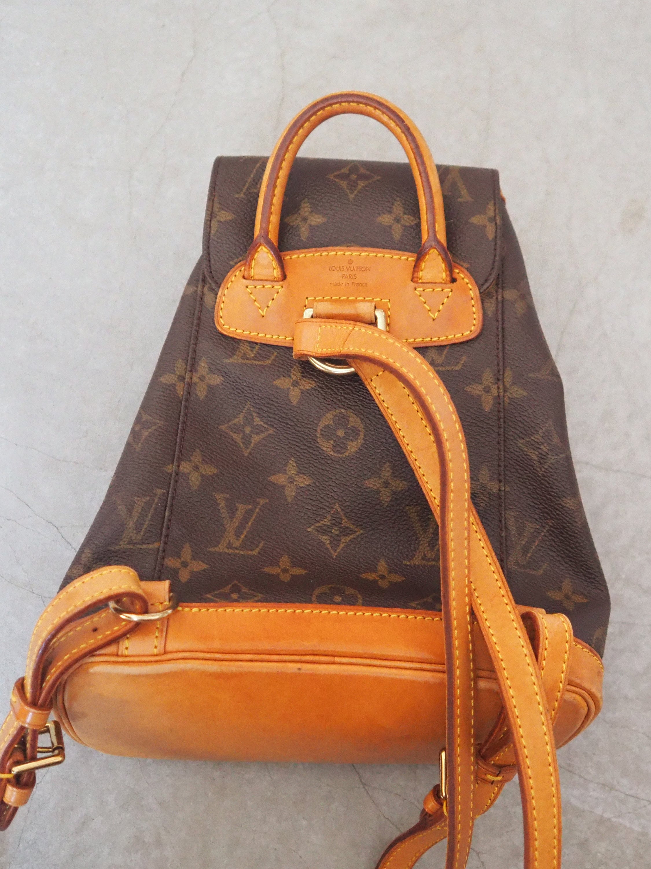 LOUIS VUITTON Monogram Mini Montsouris PM Backpack Vintage Authentic