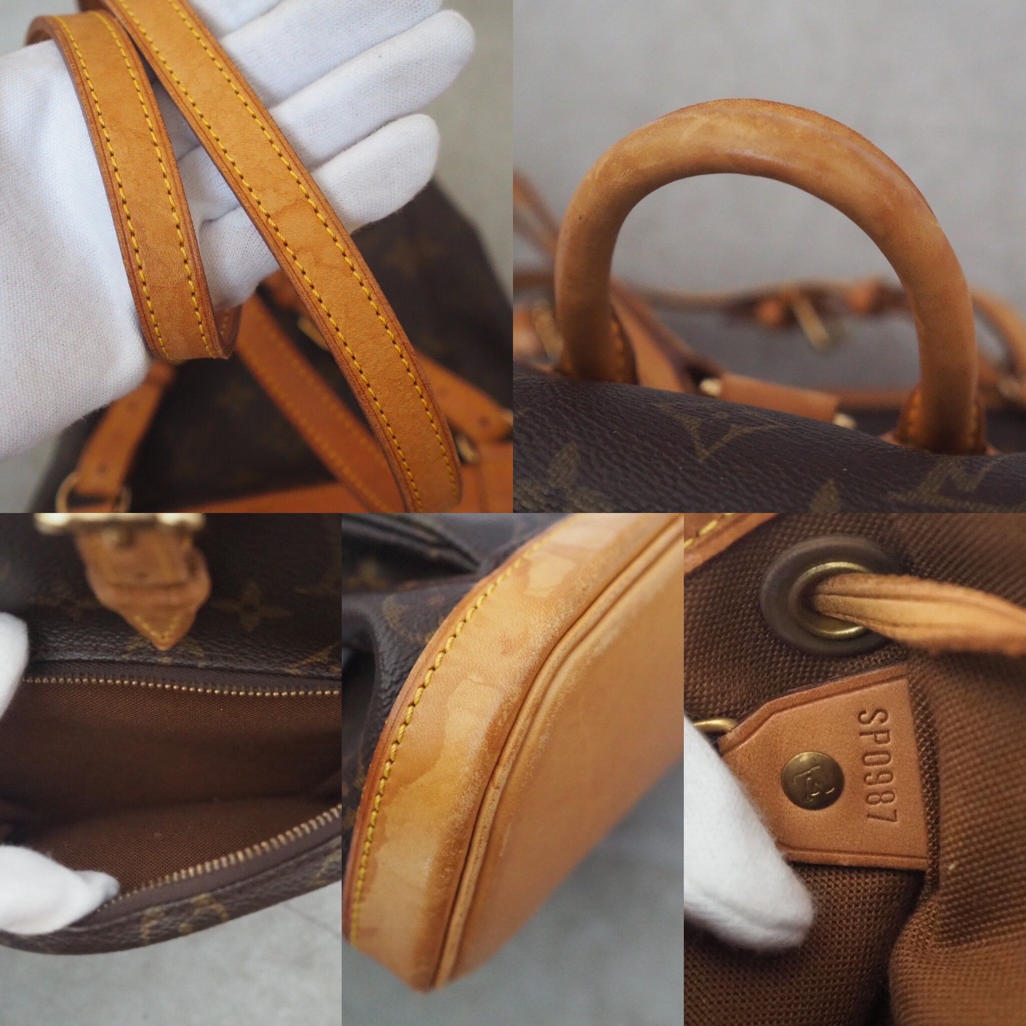 LOUIS VUITTON Monogram Mini Montsouris PM Backpack Vintage Authentic