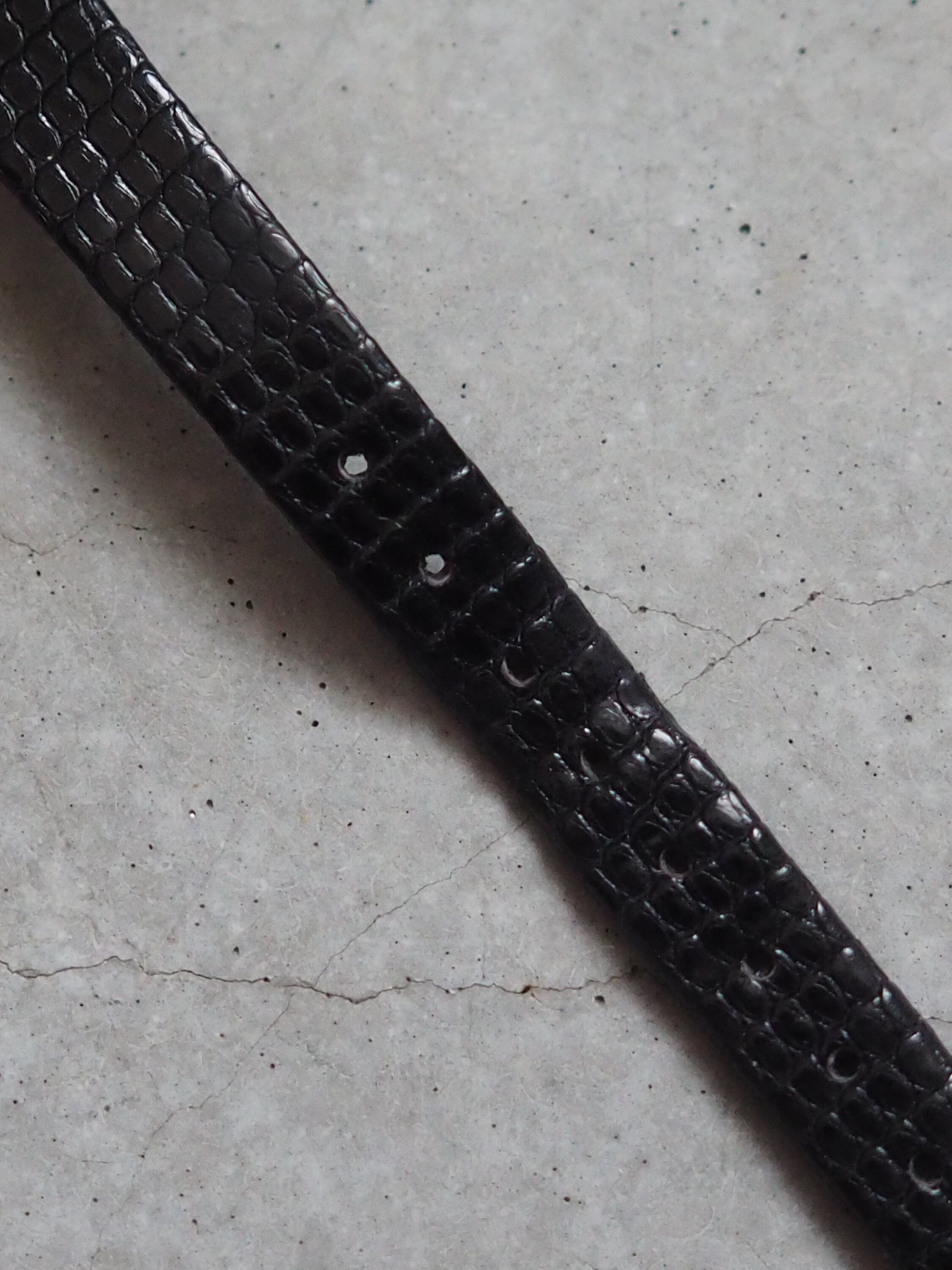 Christian Dior Watch Gold Metal Black Leather Quartz Wristwatch Ladies