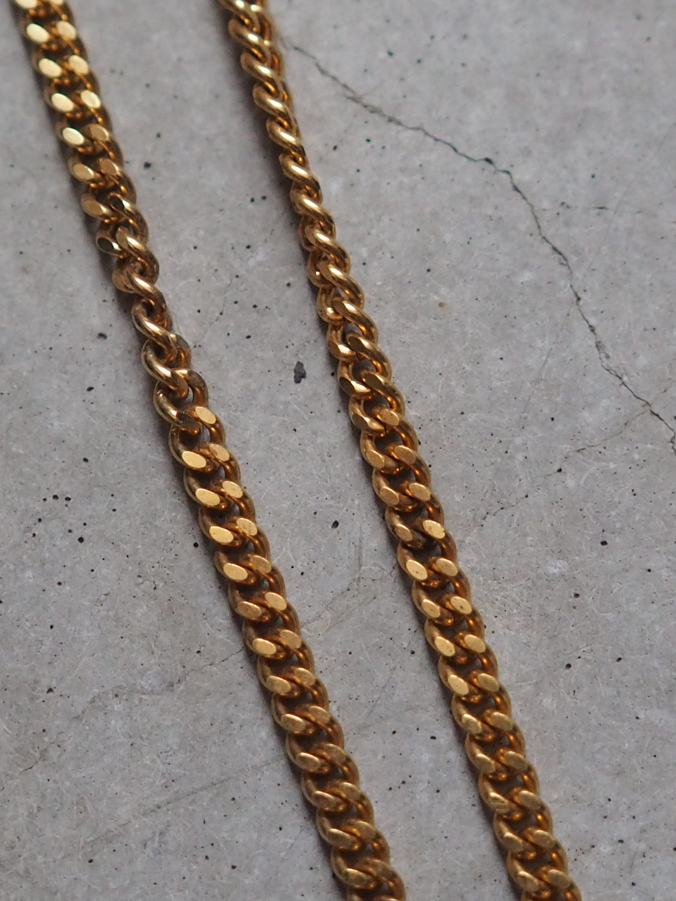 Christian Dior Necklace CD Logo Vintage Metal Gold Black Authentic