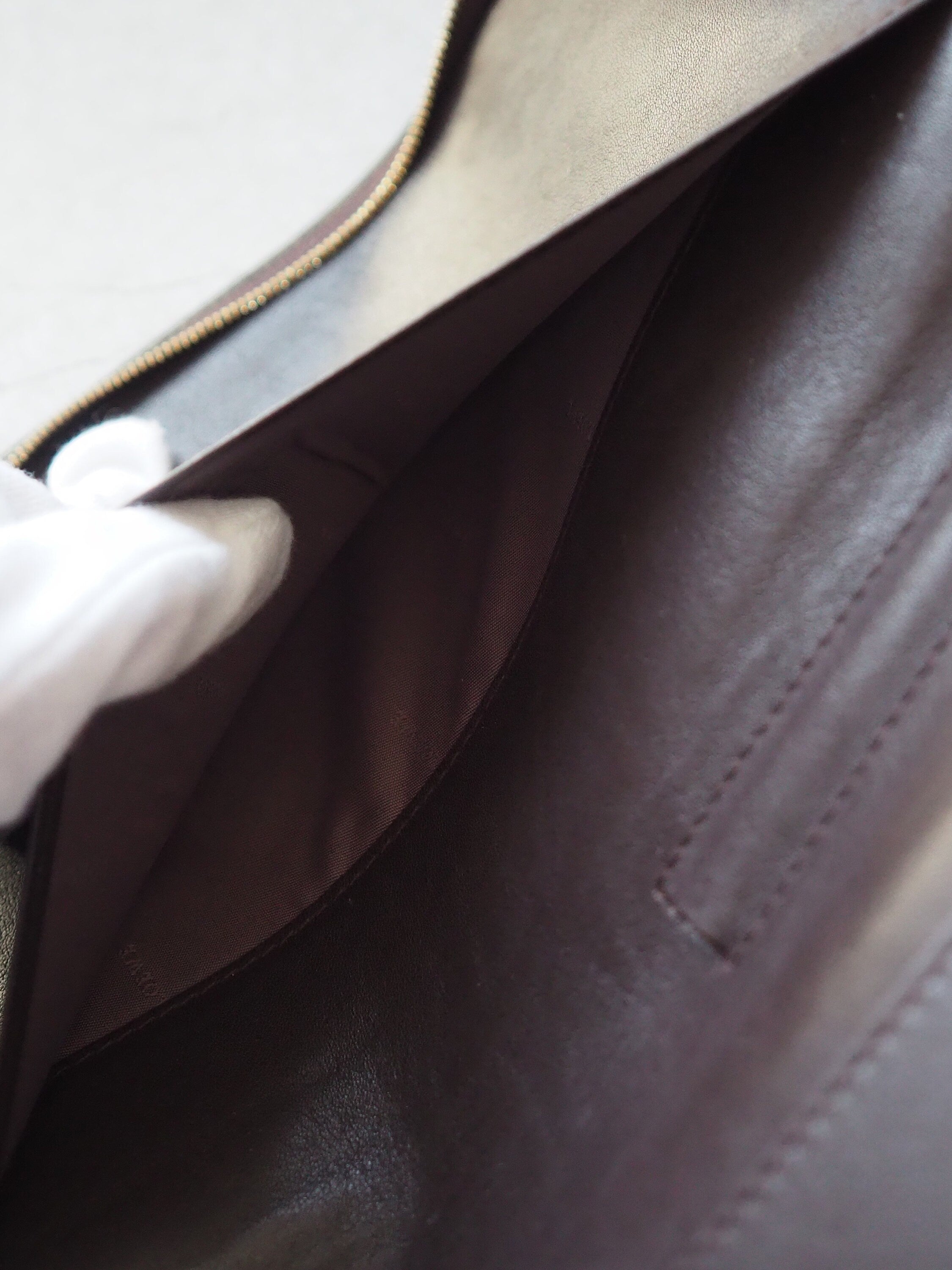 LOEWE Anagram Multi Case Purse Agenda Cover Black Leather Vintage Authentic