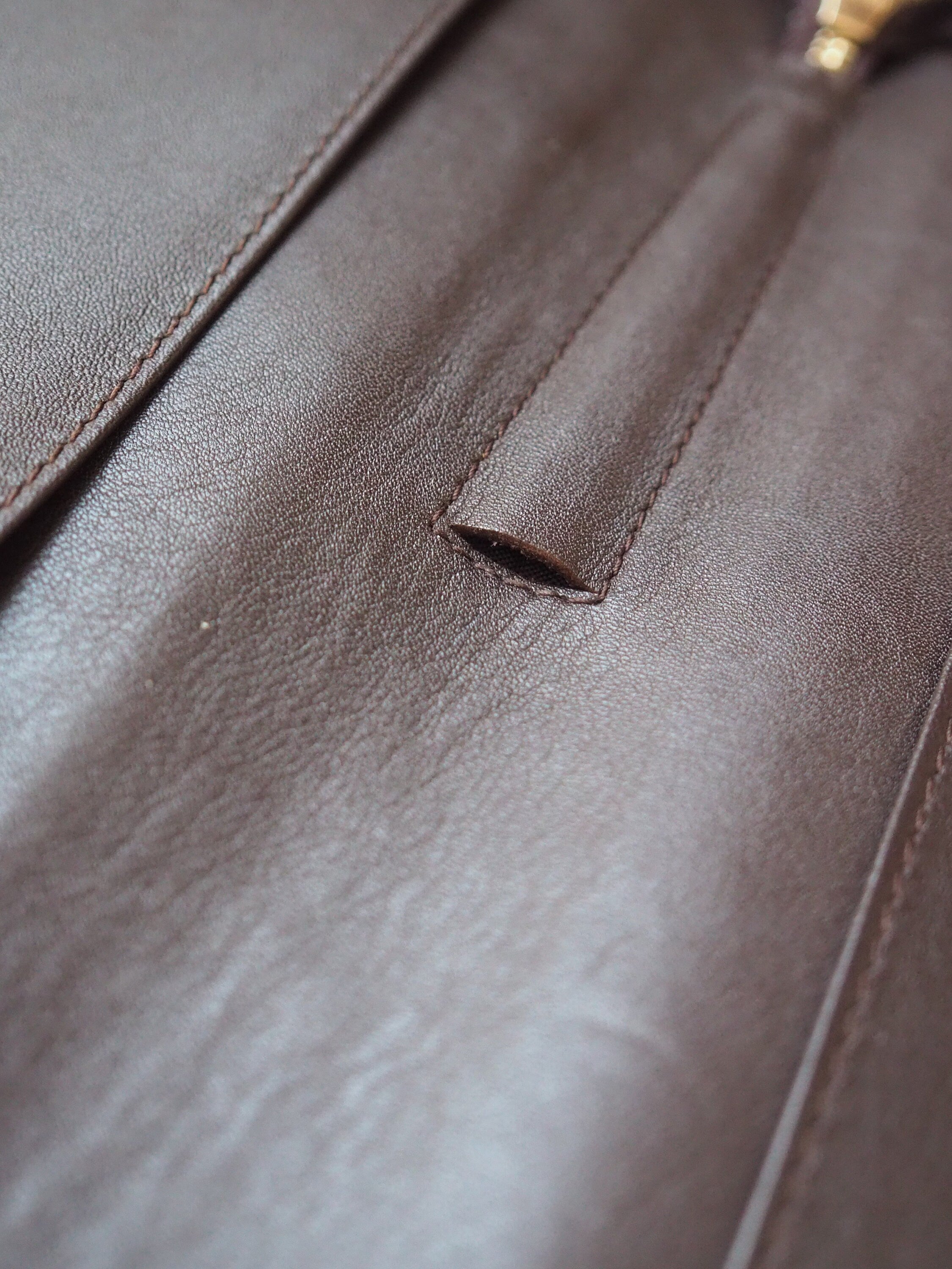 LOEWE Anagram Multi Case Purse Agenda Cover Black Leather Vintage Authentic