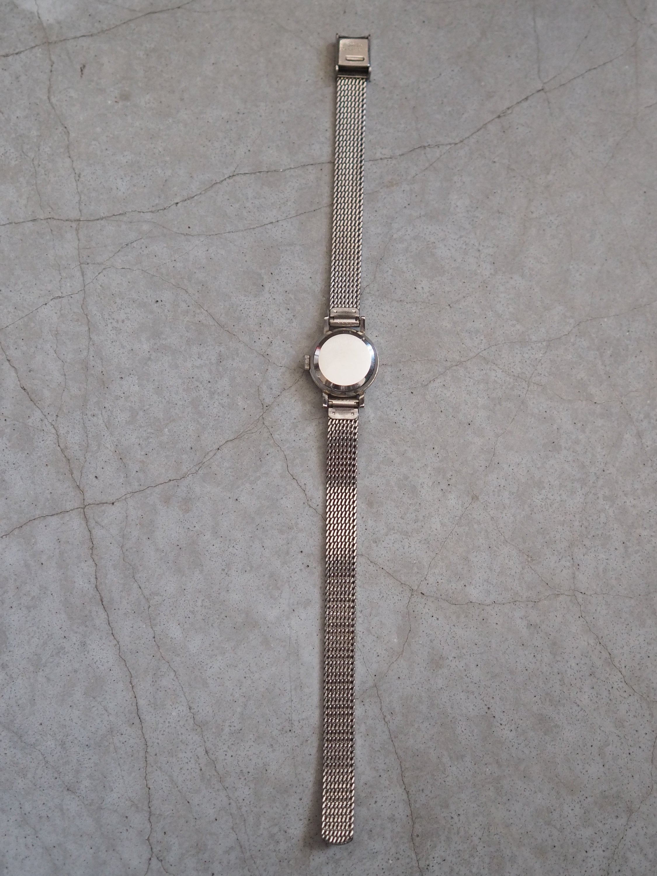 OMEGA DE VILLE Watch Silver Color Stainless steel Ladies Vintage Antique Authentic