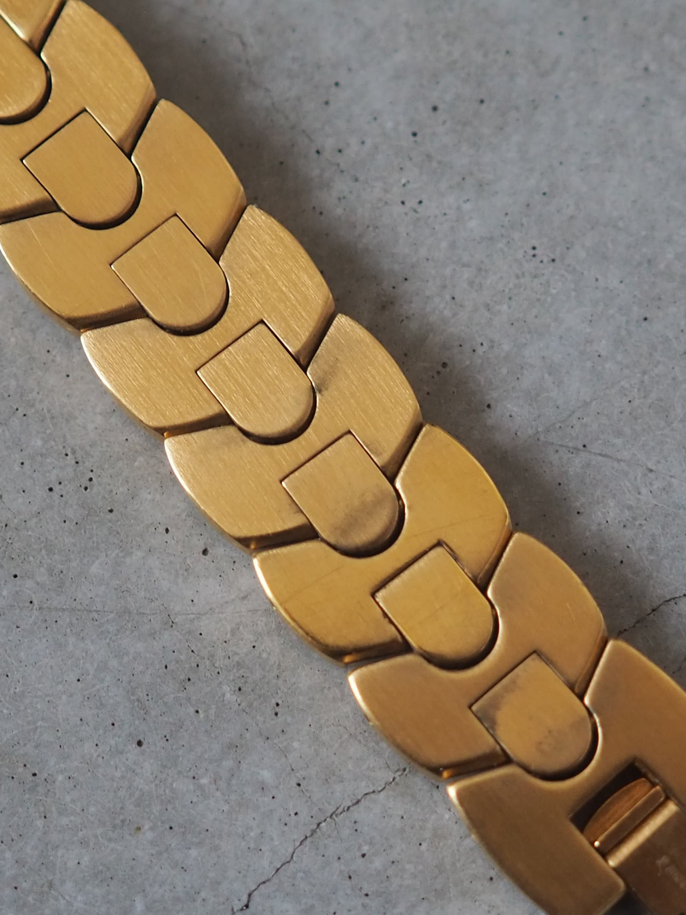 Christian Dior Bagheera Watch Gold Metal Quartz Black Moon Wristwatch Ladies