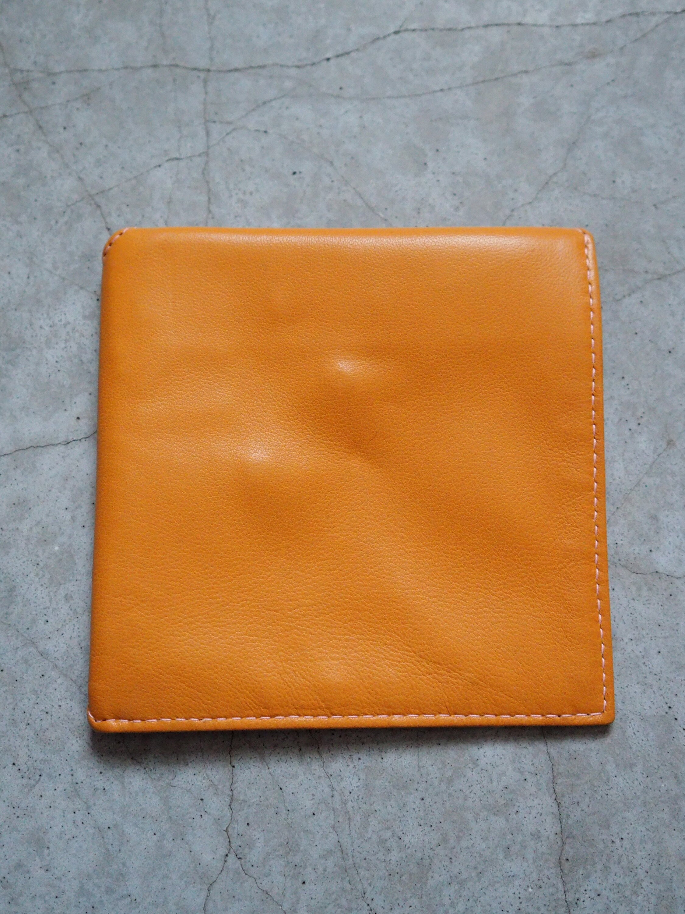 LOEWE Anagram Coin Case Purse Camel Leather Vintage Authentic