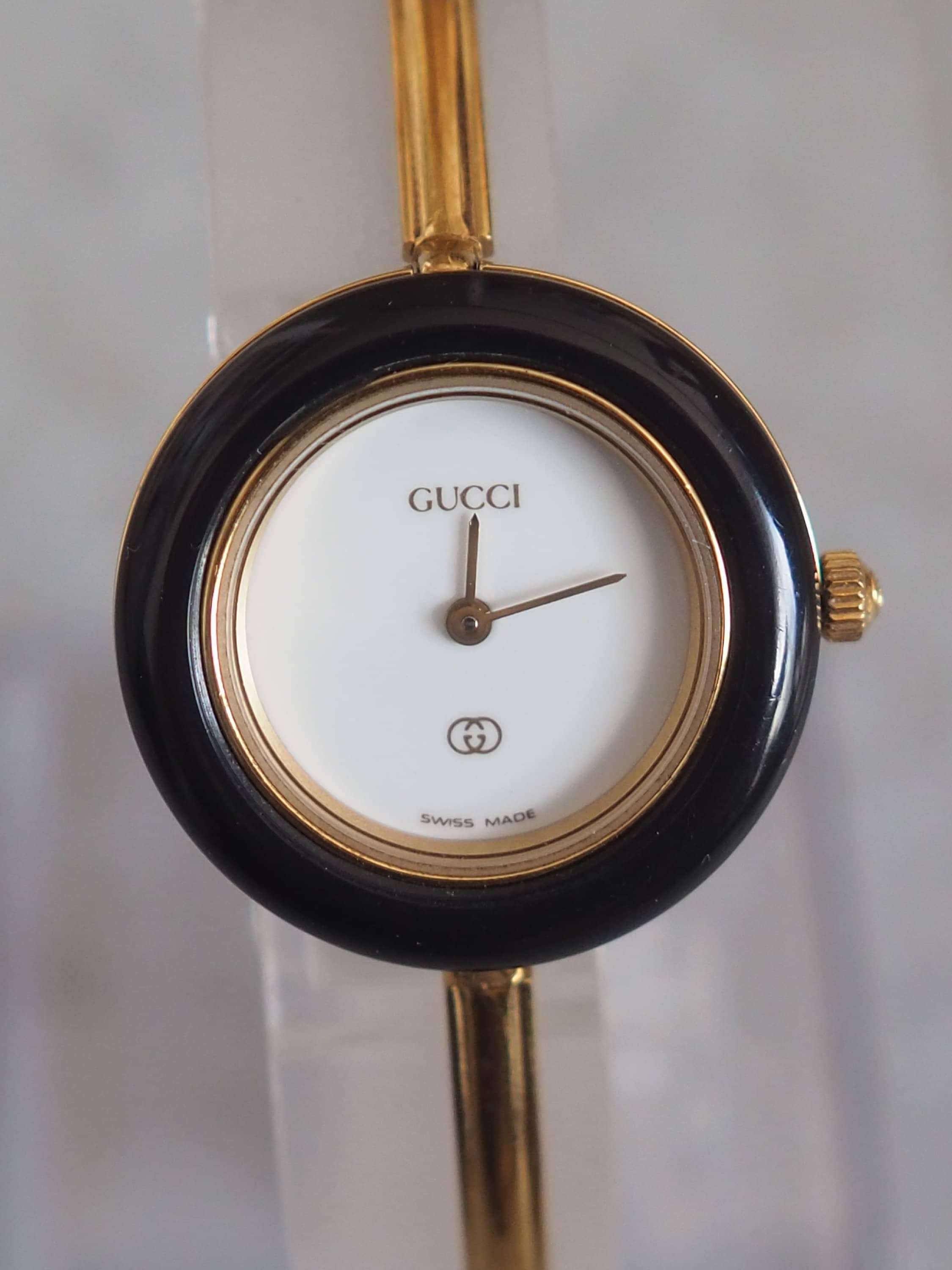 GUCCI Accessories Change Bezel 11 colors Bangle watch Wristwatch Gold