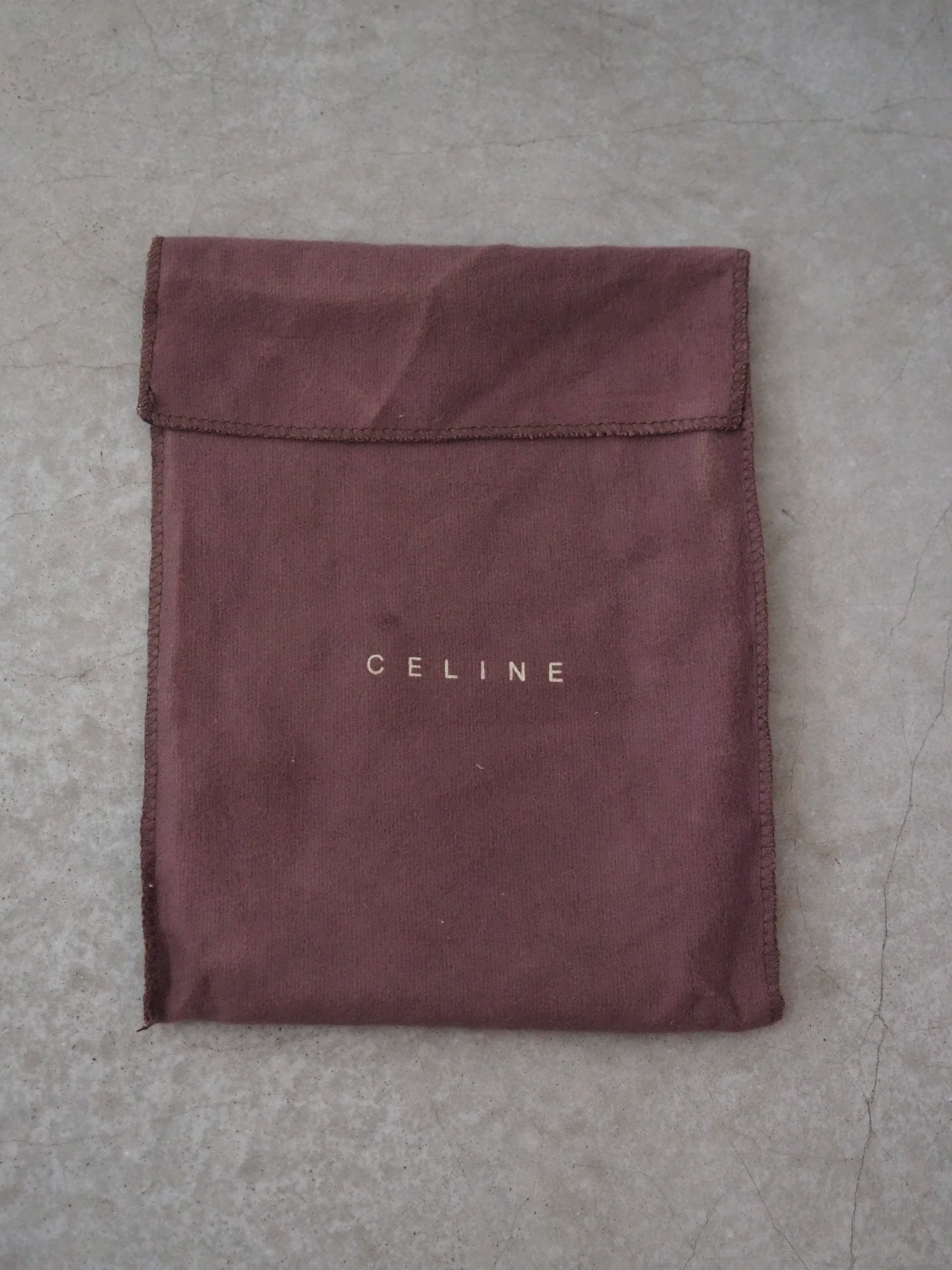 CELINE Macadam Triomphe Shoulder Wallet Pouch