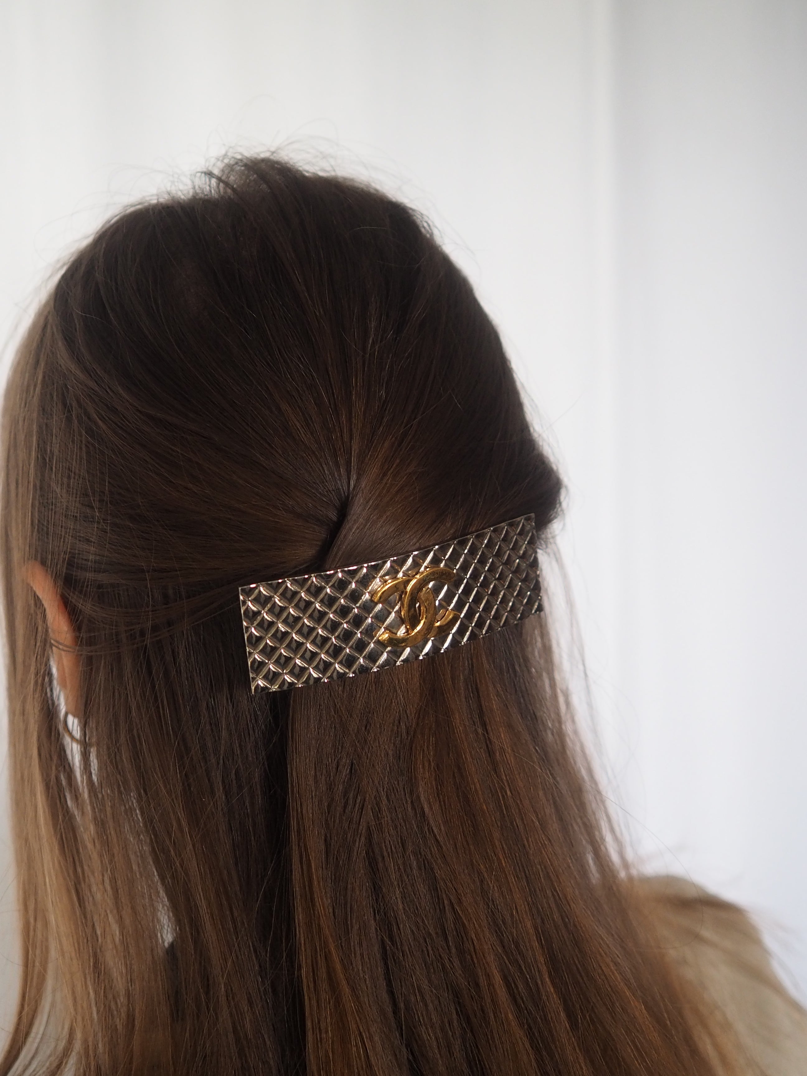 CHANEL COCO Metal Hair Barrette