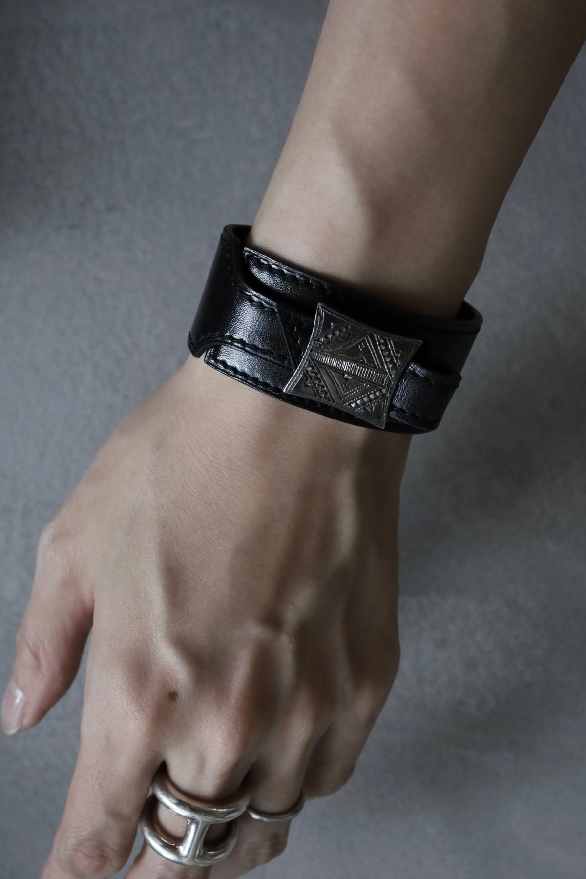 HERMÈS Touareg Leather Bracelet