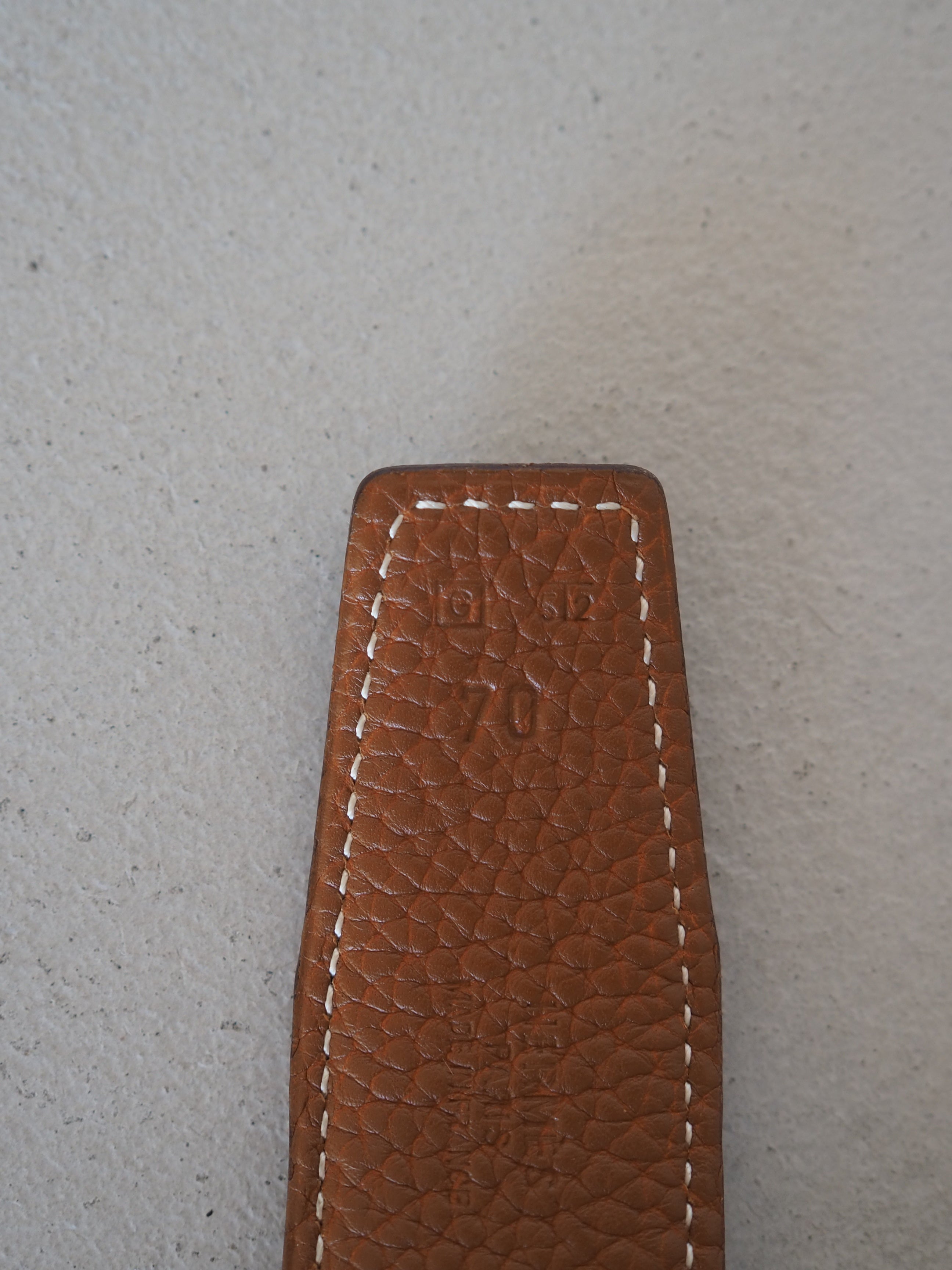 HERMÈS by Martin Margiela Reversible Leather Belt