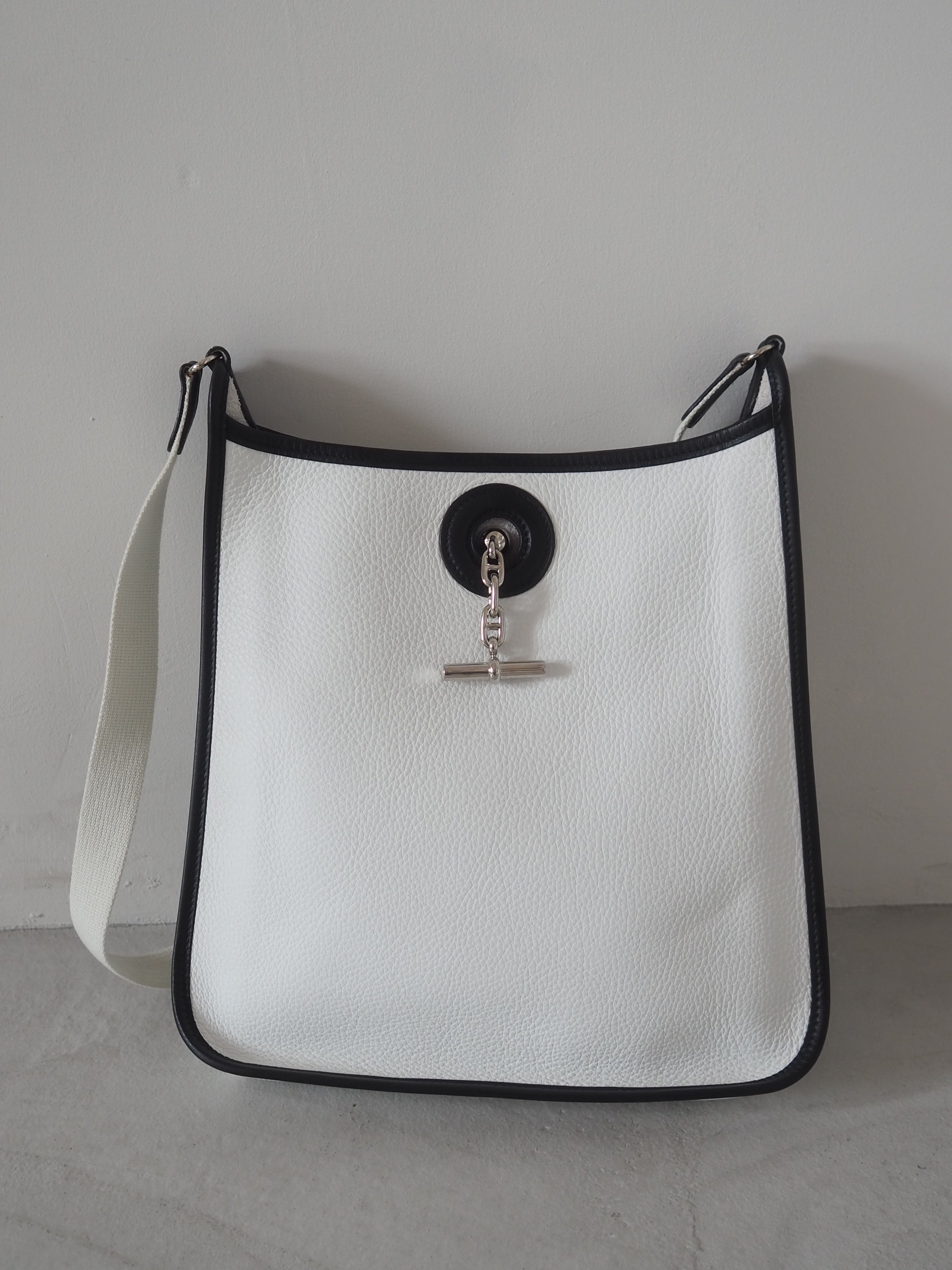 HERMÈS Vespa PM Shoulder Bag Bicolor