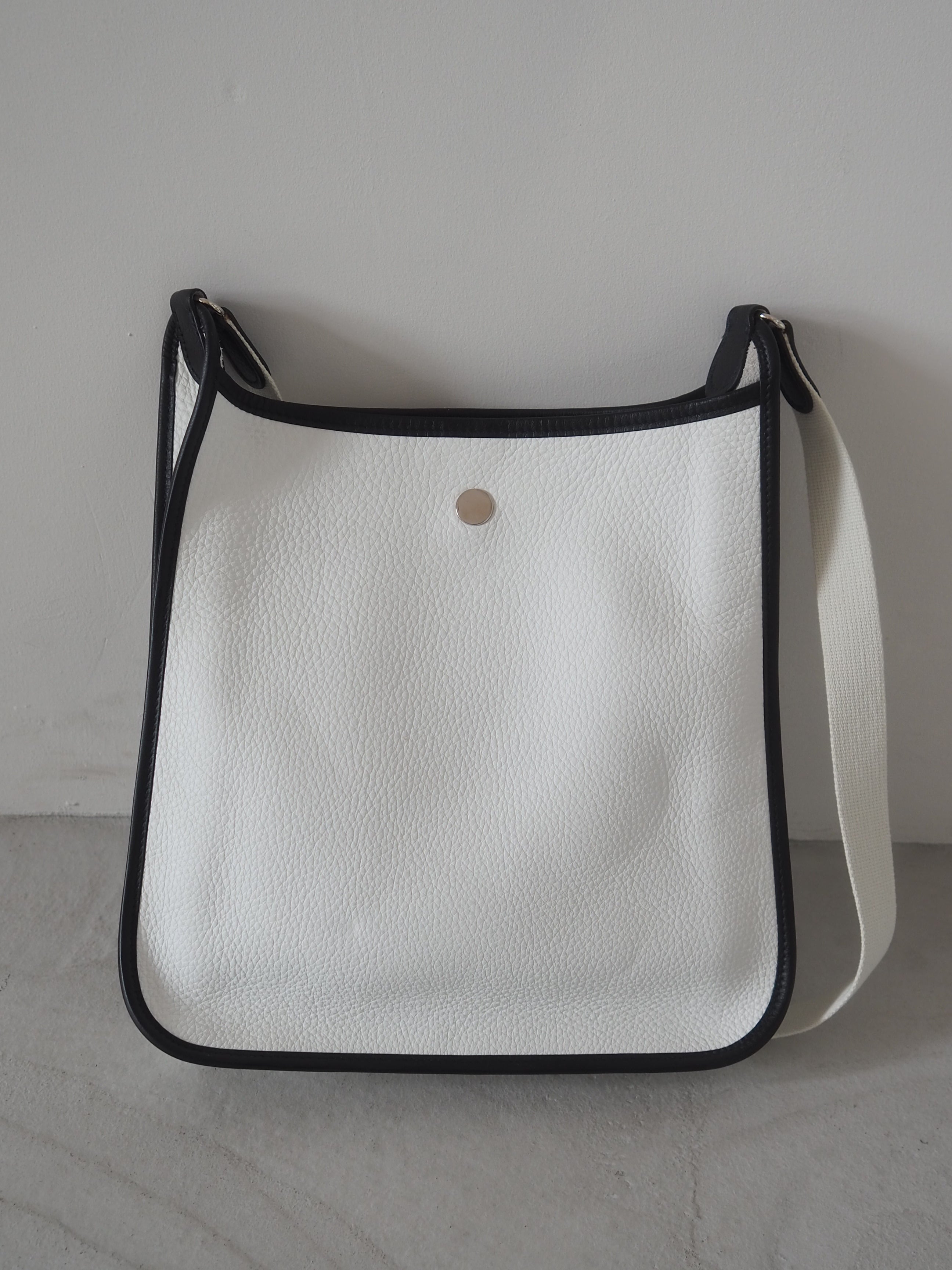 HERMÈS Vespa PM Shoulder Bag Bicolor