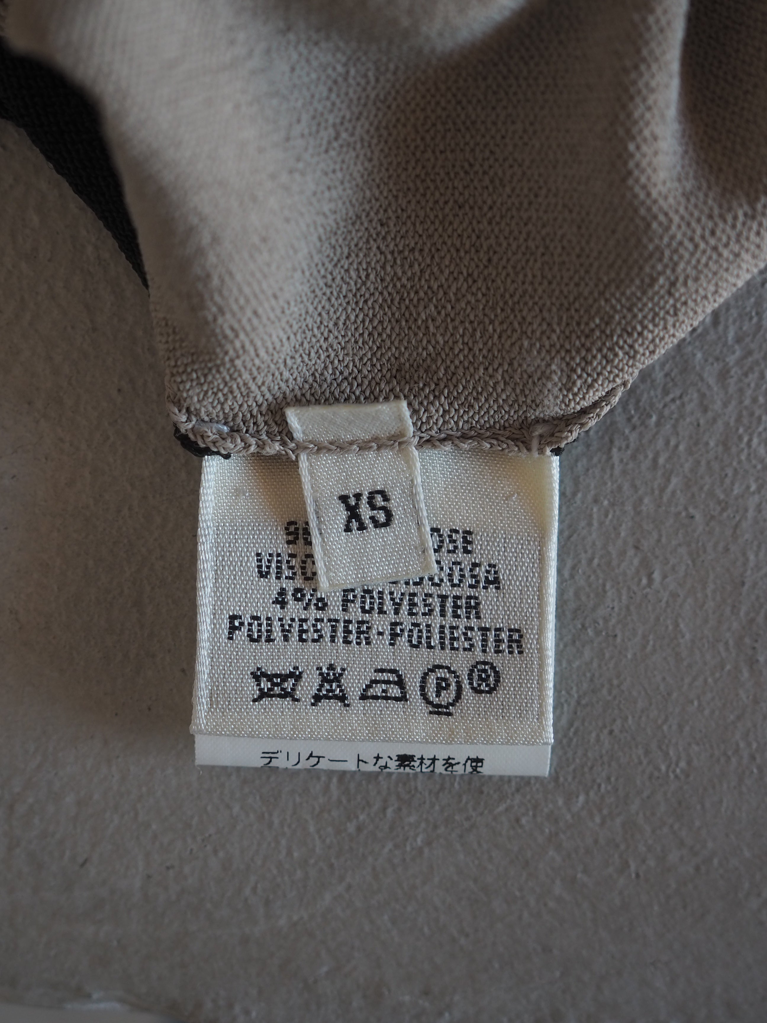 HERMÈS by Martin Margiela Bi-Color Knit Top