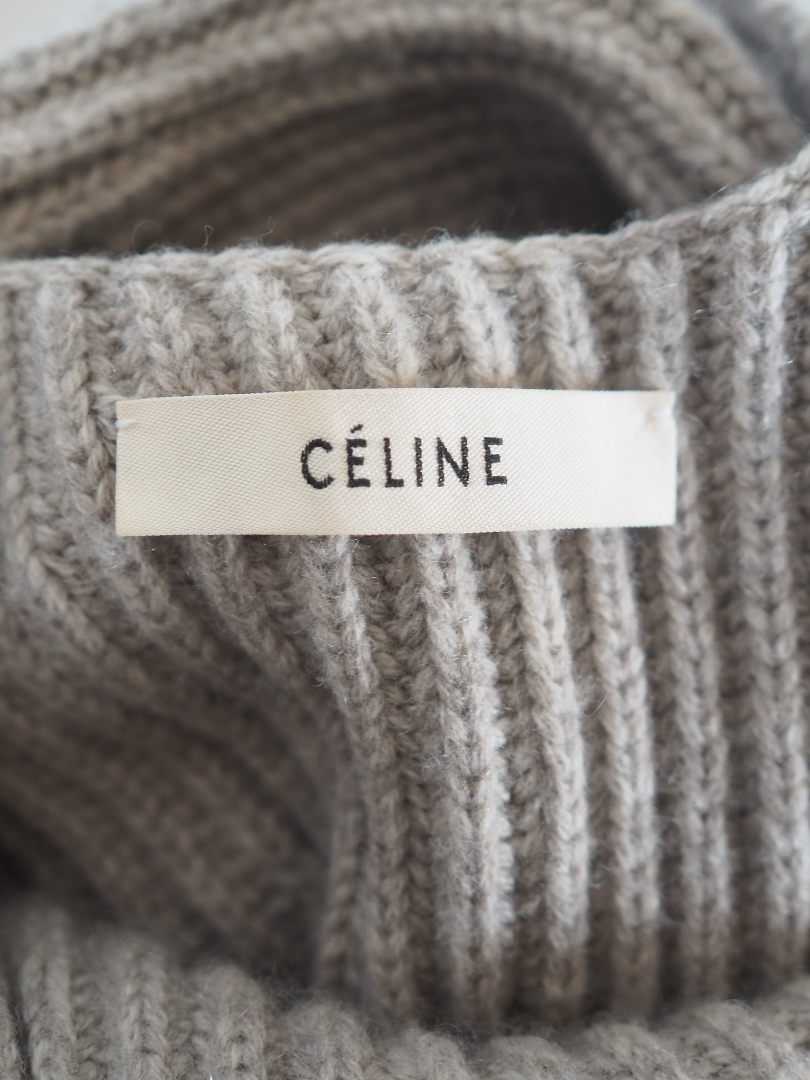 CÉLINE by Phoebe Philo Asymmetric Knit