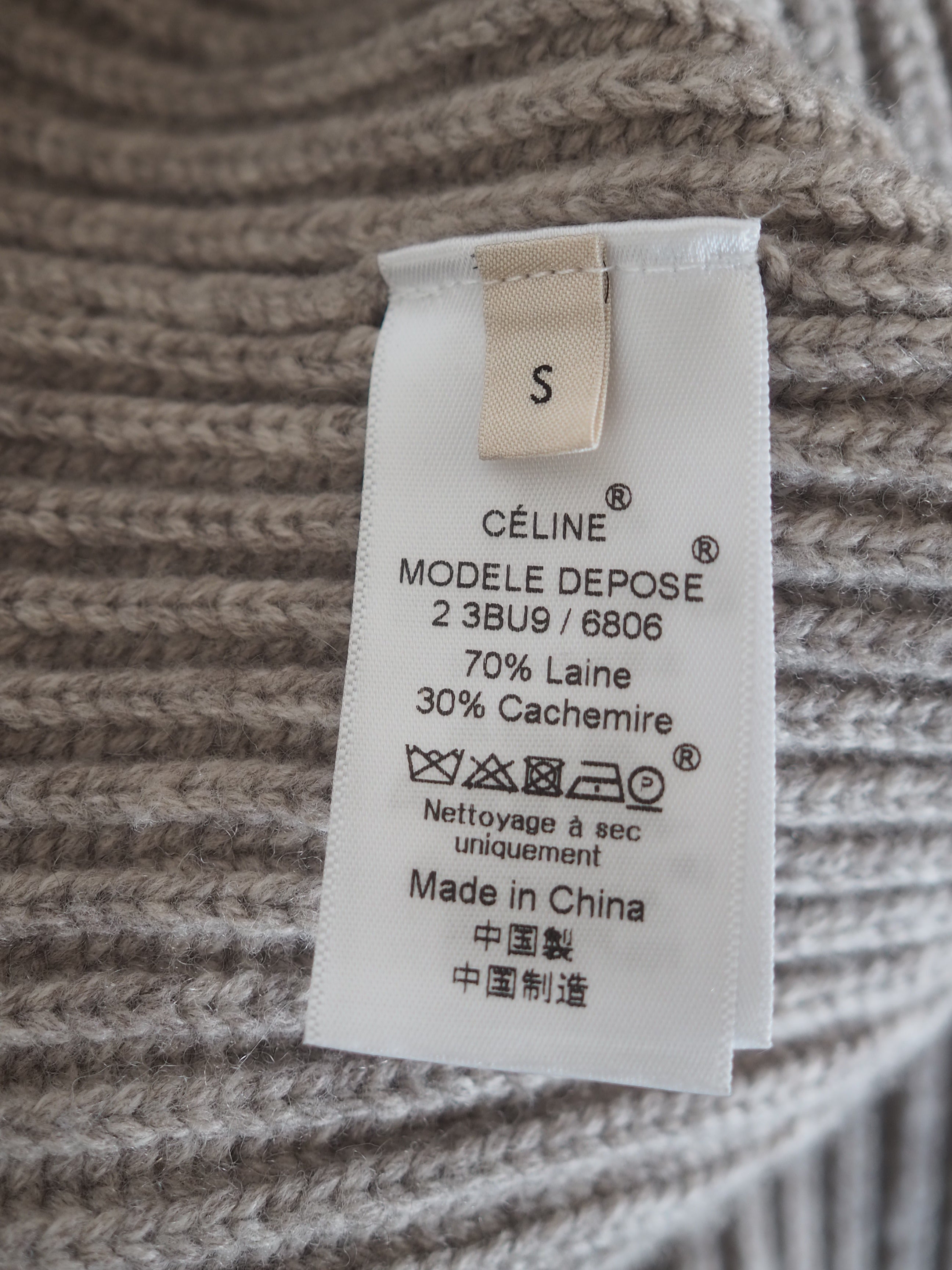 CÉLINE by Phoebe Philo Asymmetric Knit