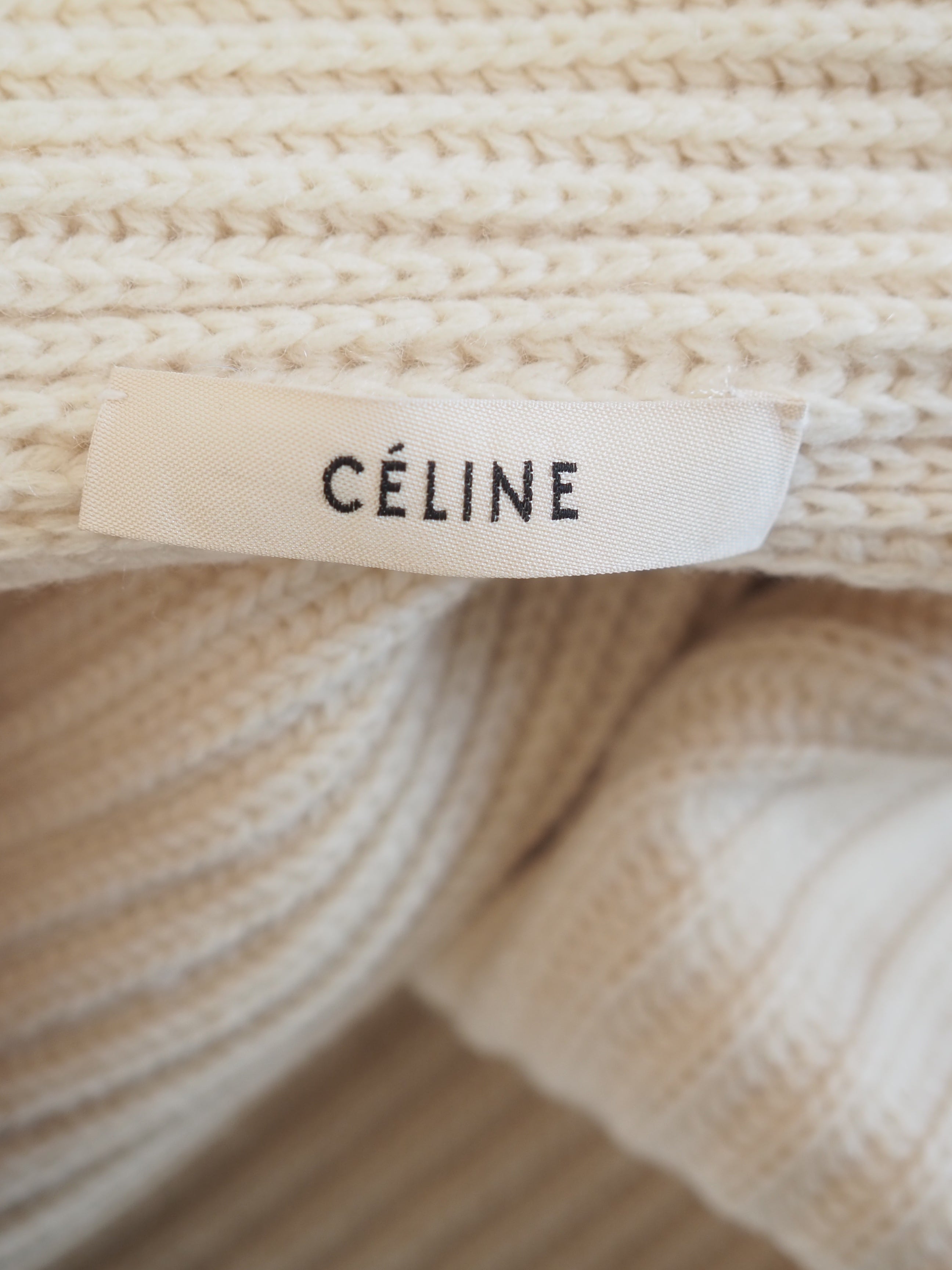 CELINE セリーヌ フィービー期 バックツイスト ニット ウール カシミヤ