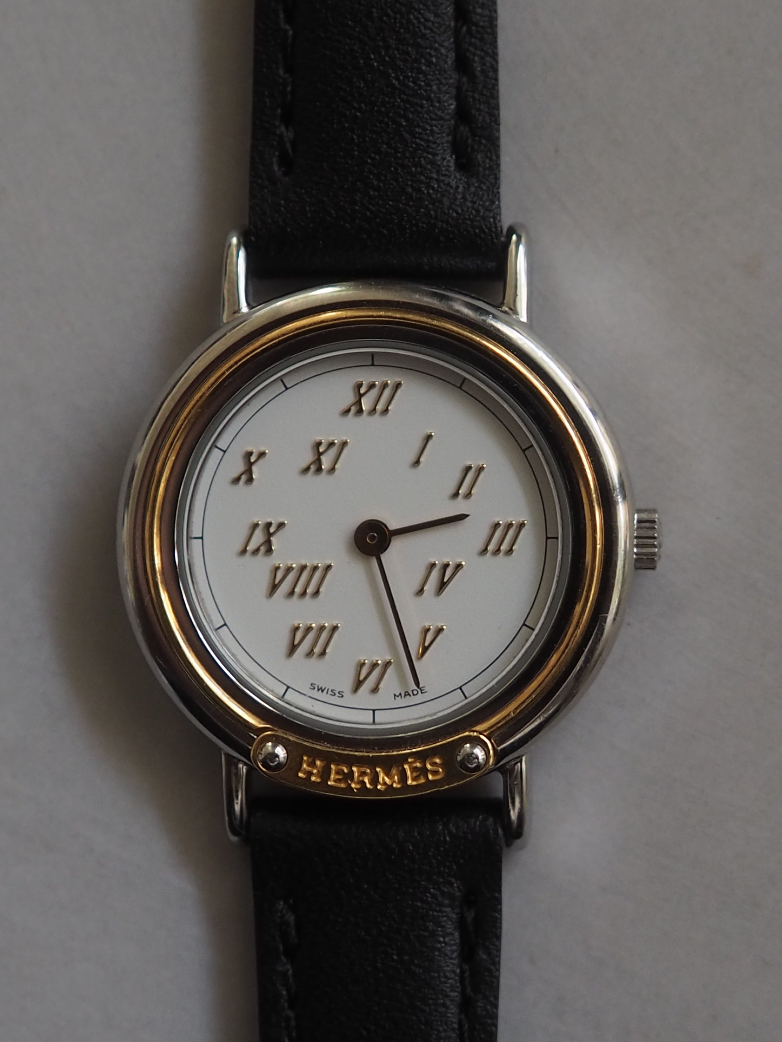 モ*ー様 HERMES METEOR レディース腕時計 ゴールドコンビ メテオー il_fullxfull.6110674422_i28n.