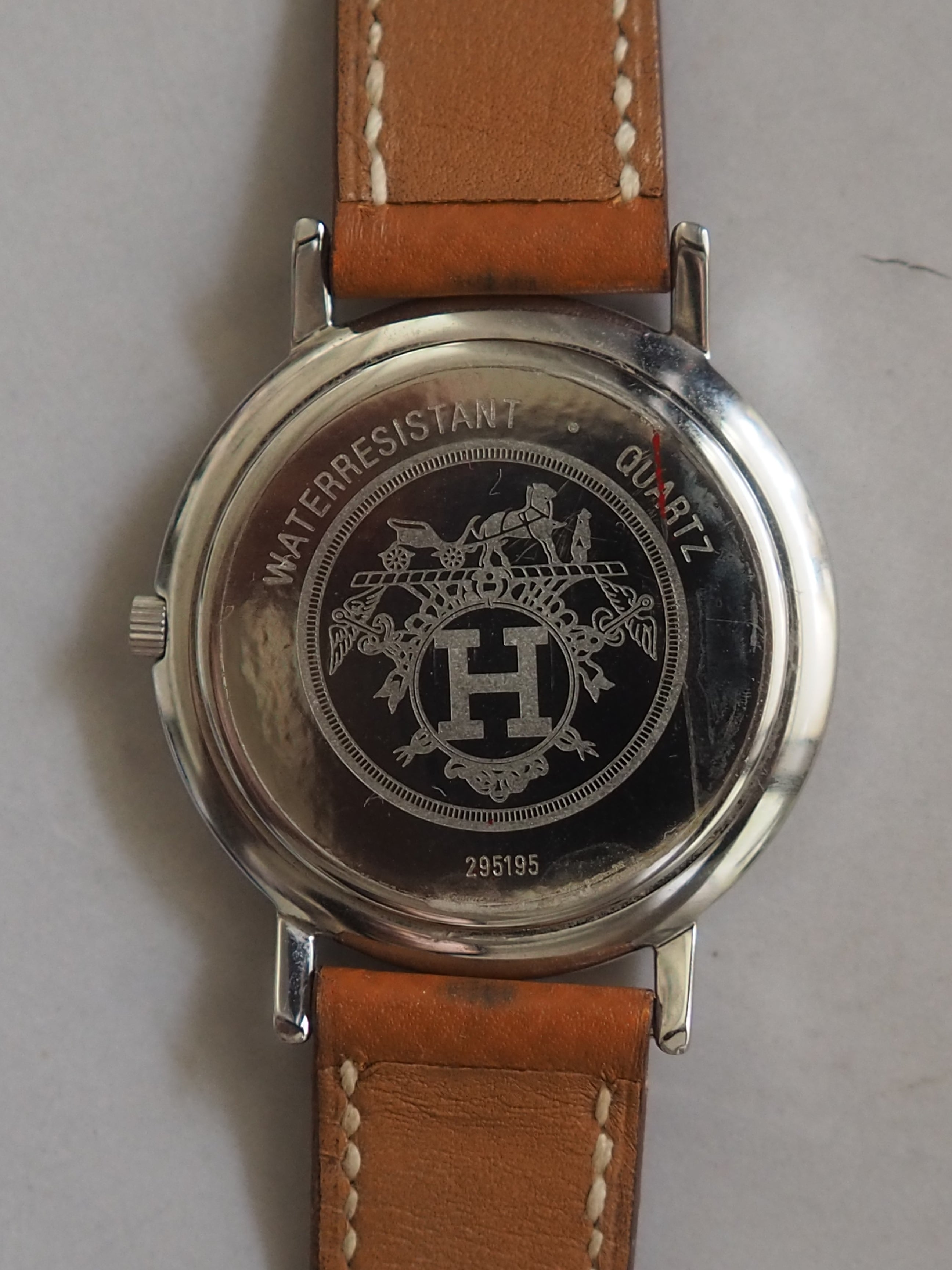 エルメス　時計 HERMES エルメス メテオール ウォッチ 腕時計 シルバー ゴールド ユニ