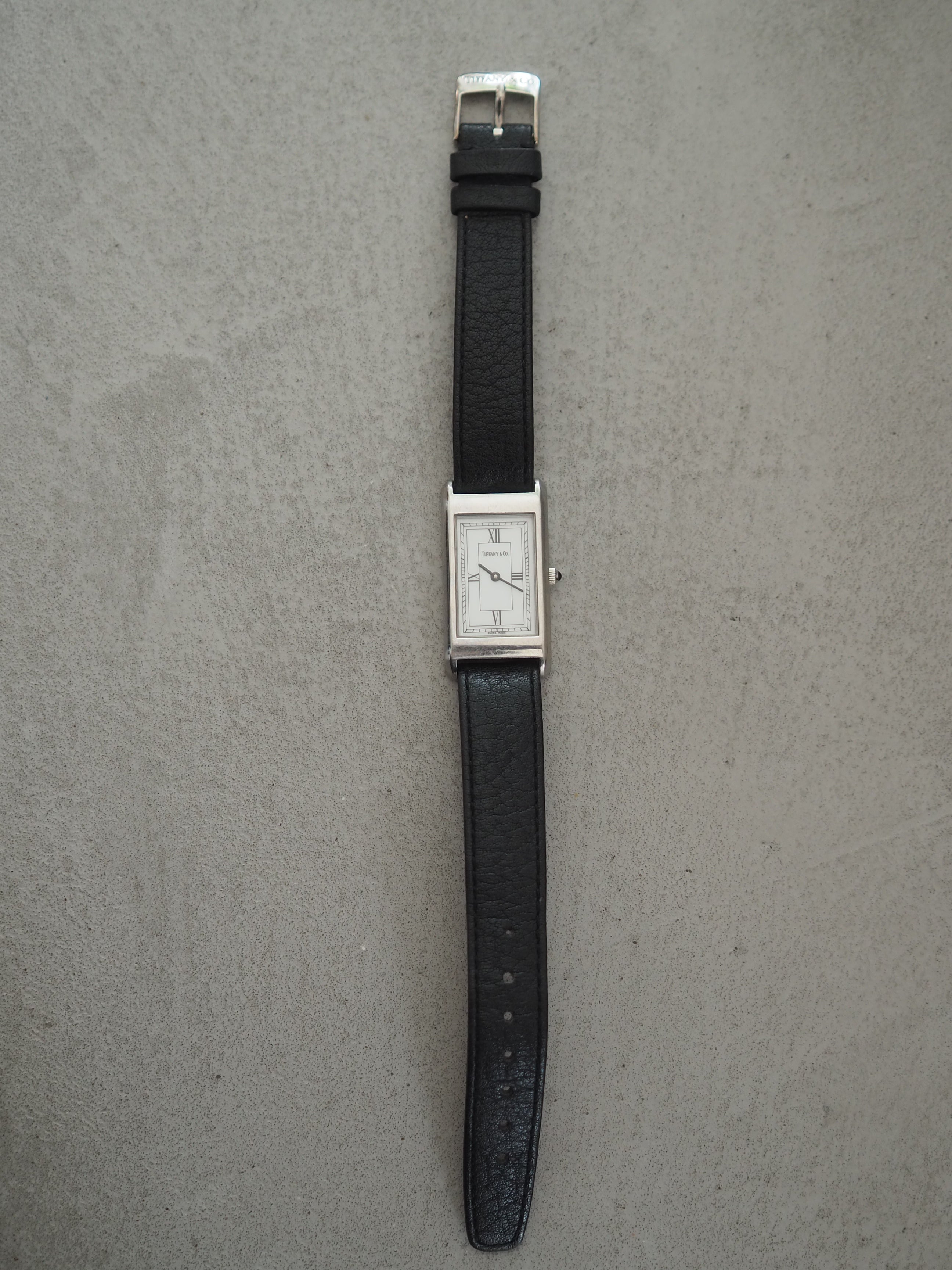 UB555ティファニー クラシックスクエアウォッチ ローマインデックス