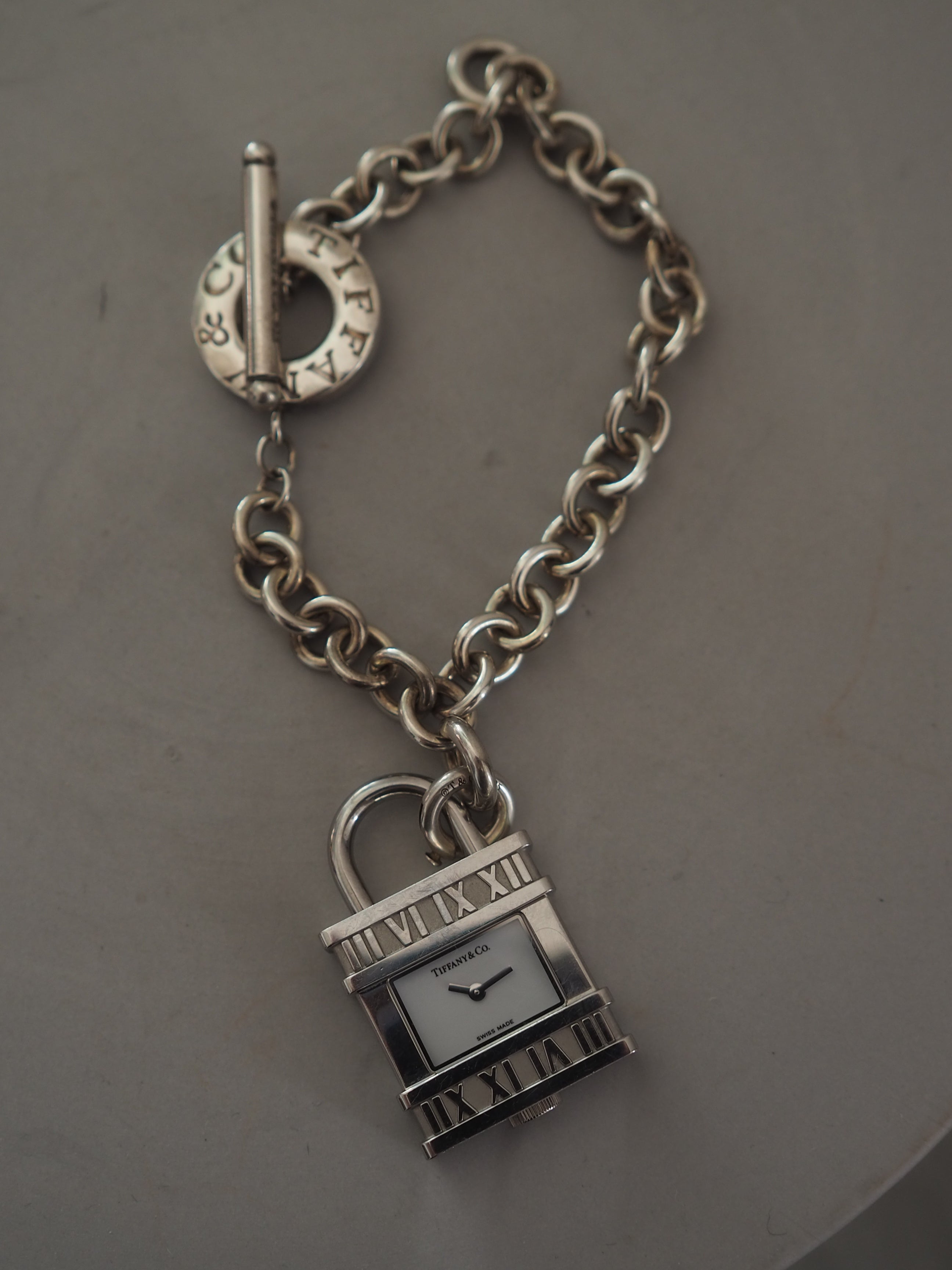 Tiffany & Co. Atlas Padlock Chain Watch