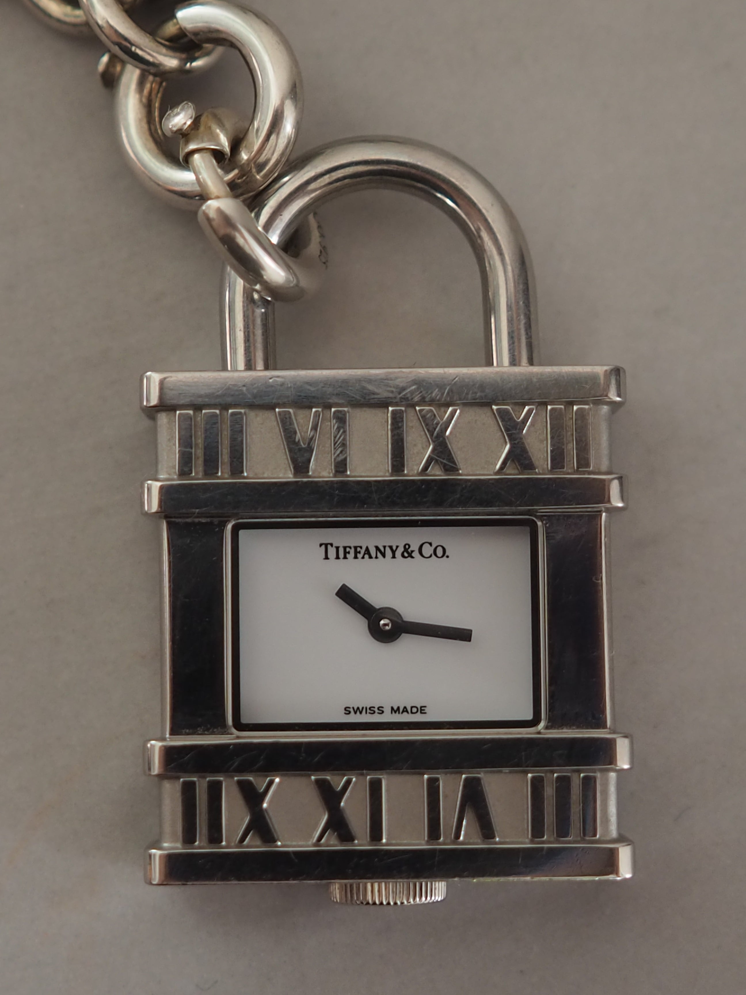 Tiffany & Co. Atlas Padlock Chain Watch
