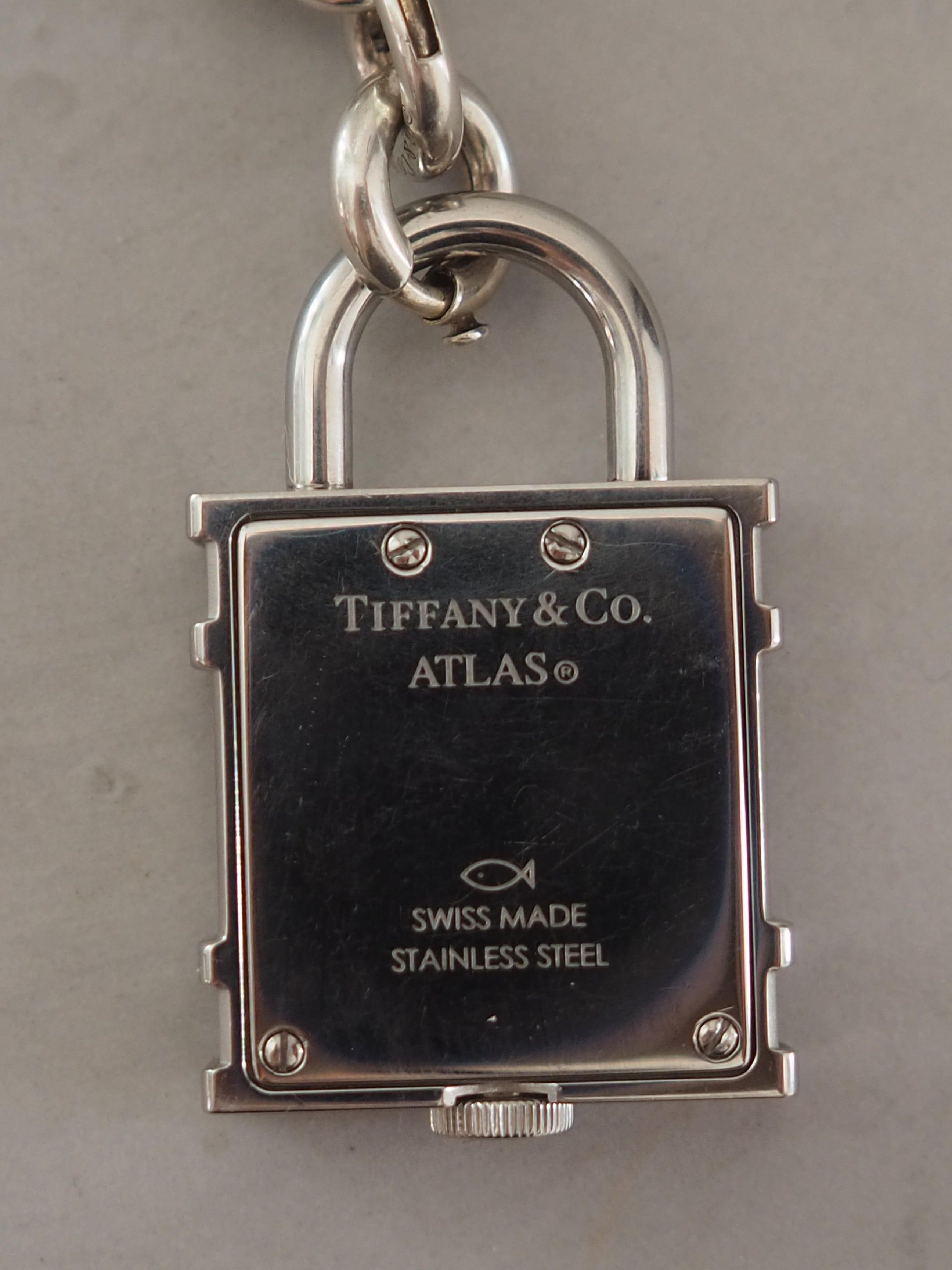 Tiffany & Co. Atlas Padlock Chain Watch