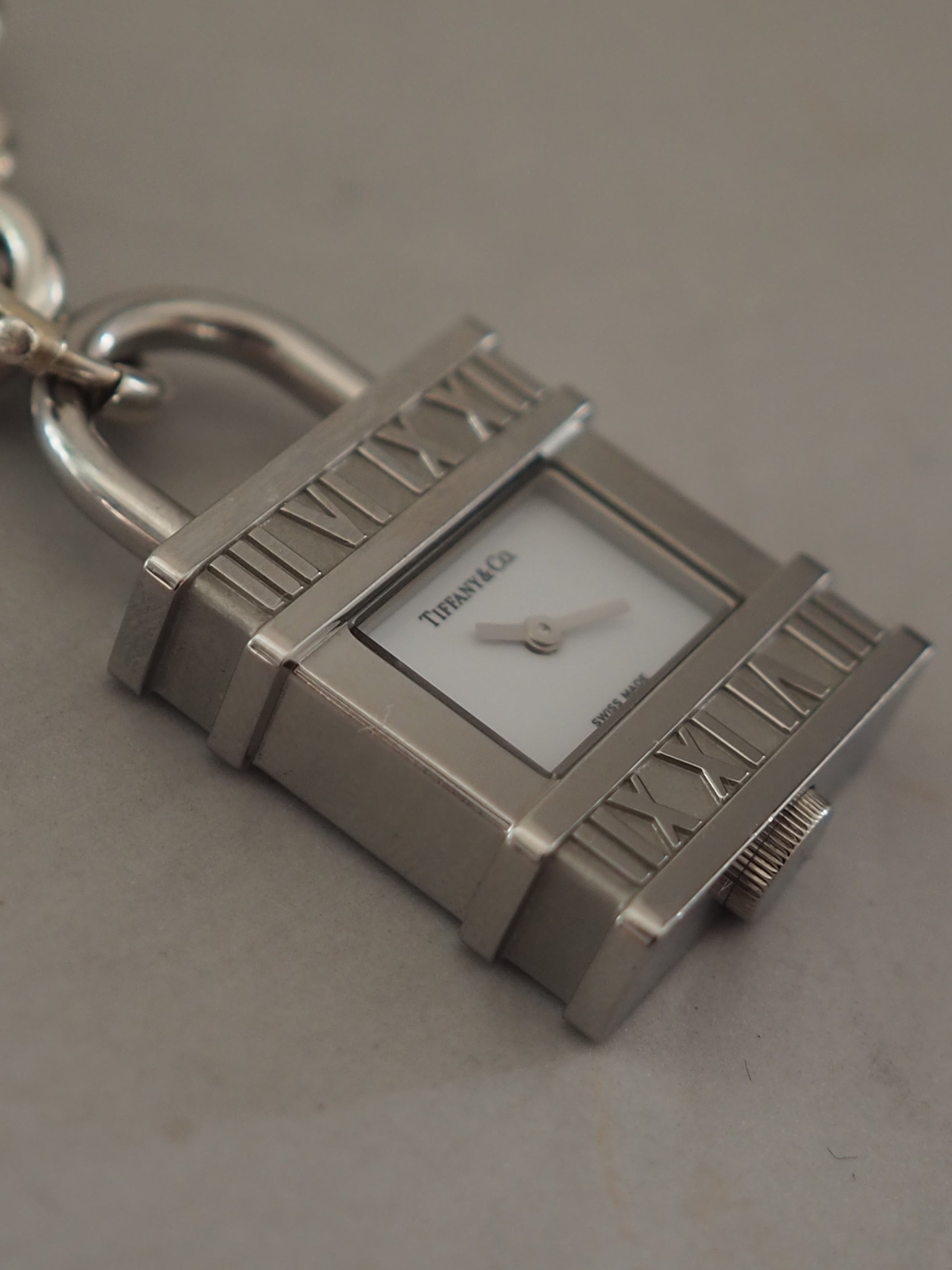 Tiffany & Co. Atlas Padlock Chain Watch